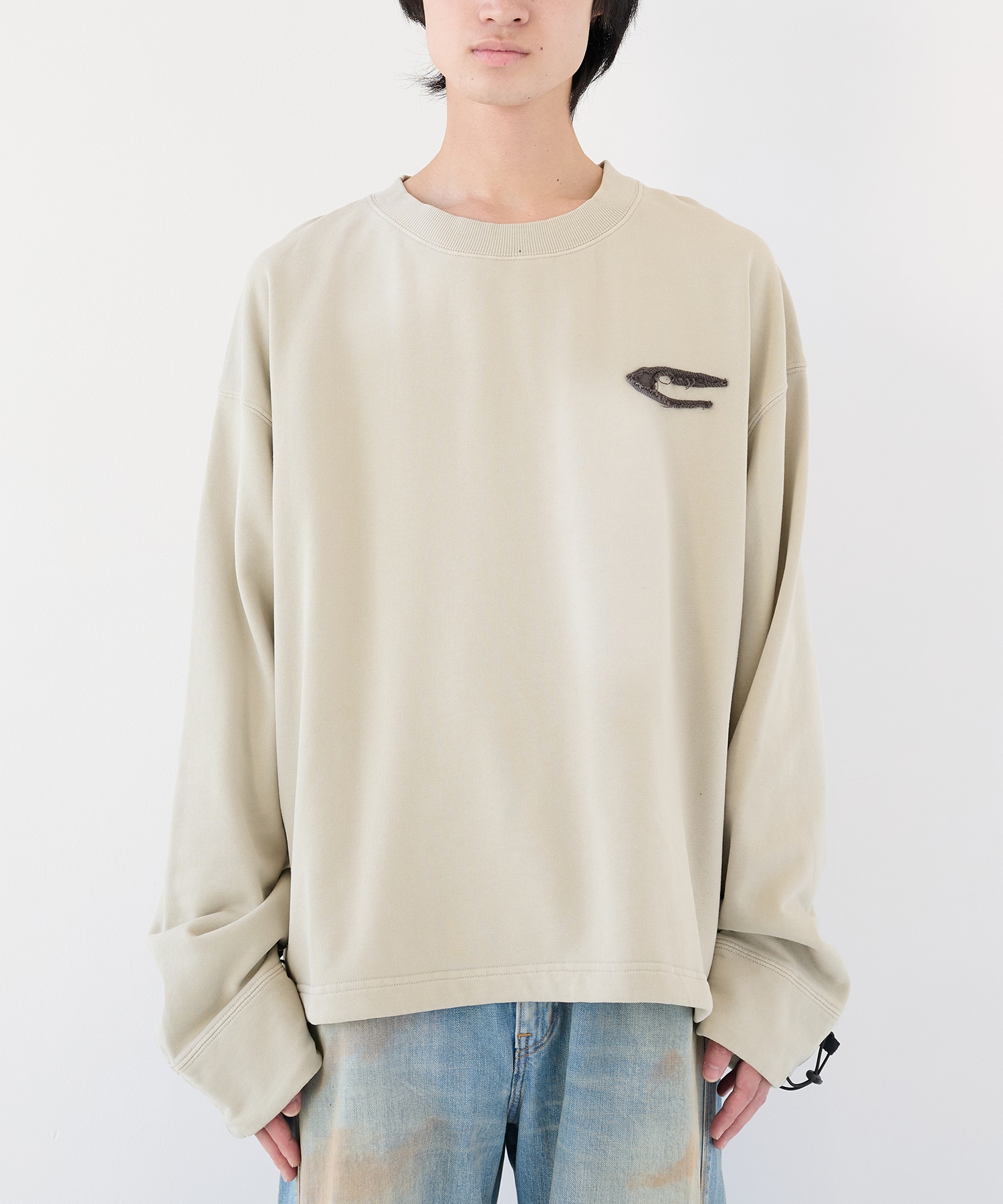 別注 CPG LOGO FADE SWEAT CREW
