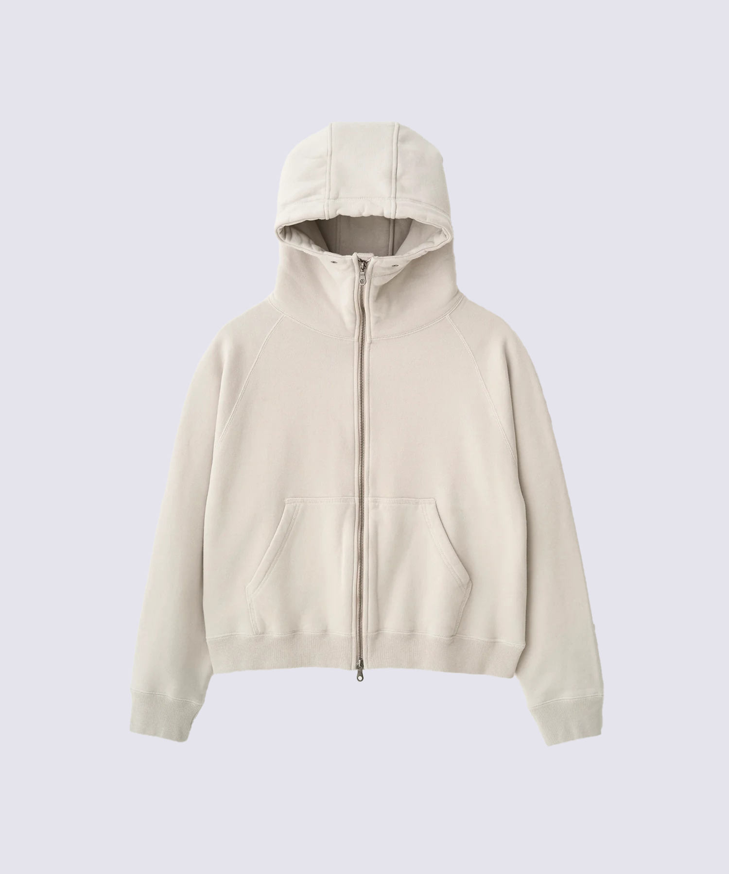 CROPPED BRUSHED HOODIE