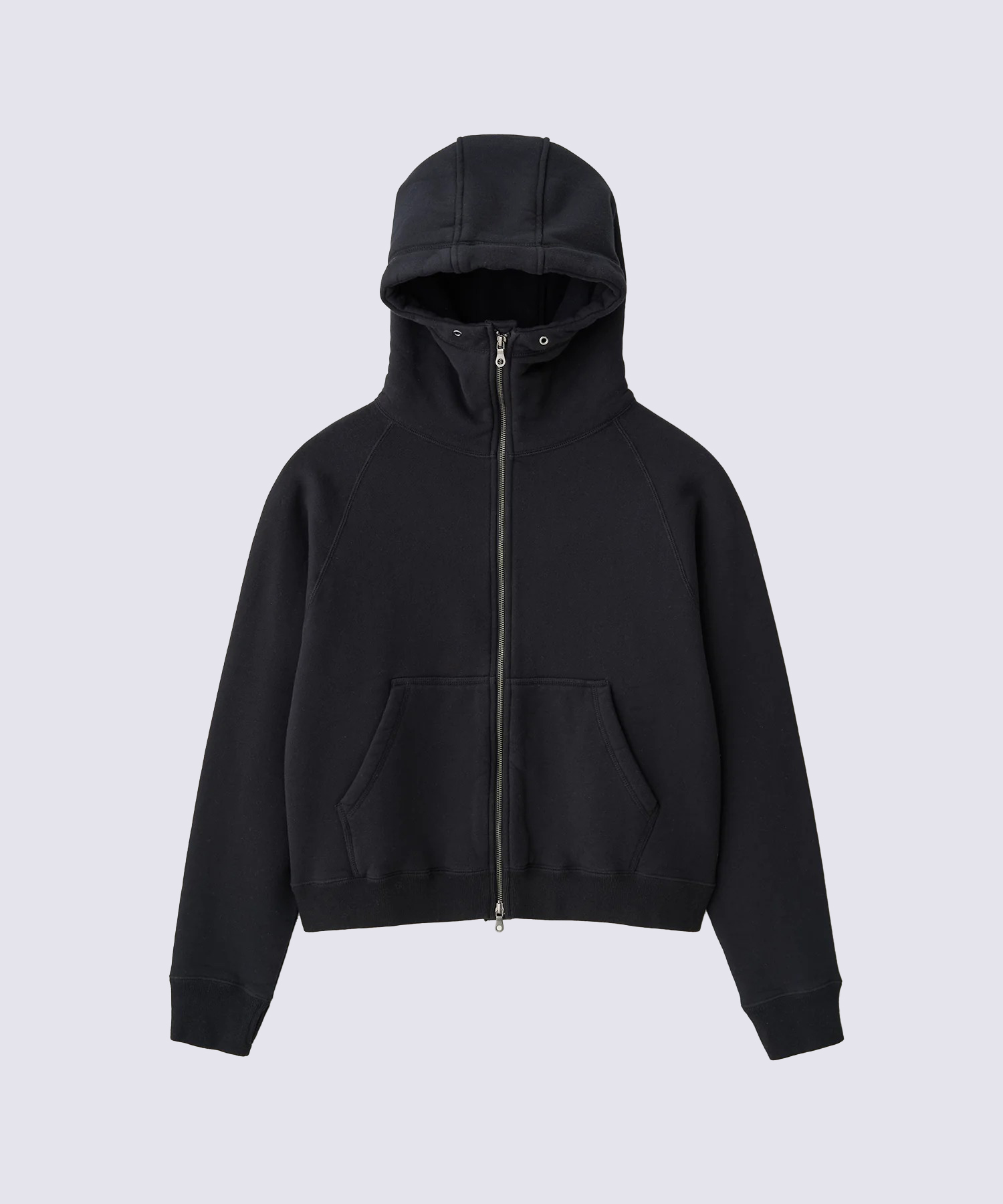 CROPPED BRUSHED HOODIE