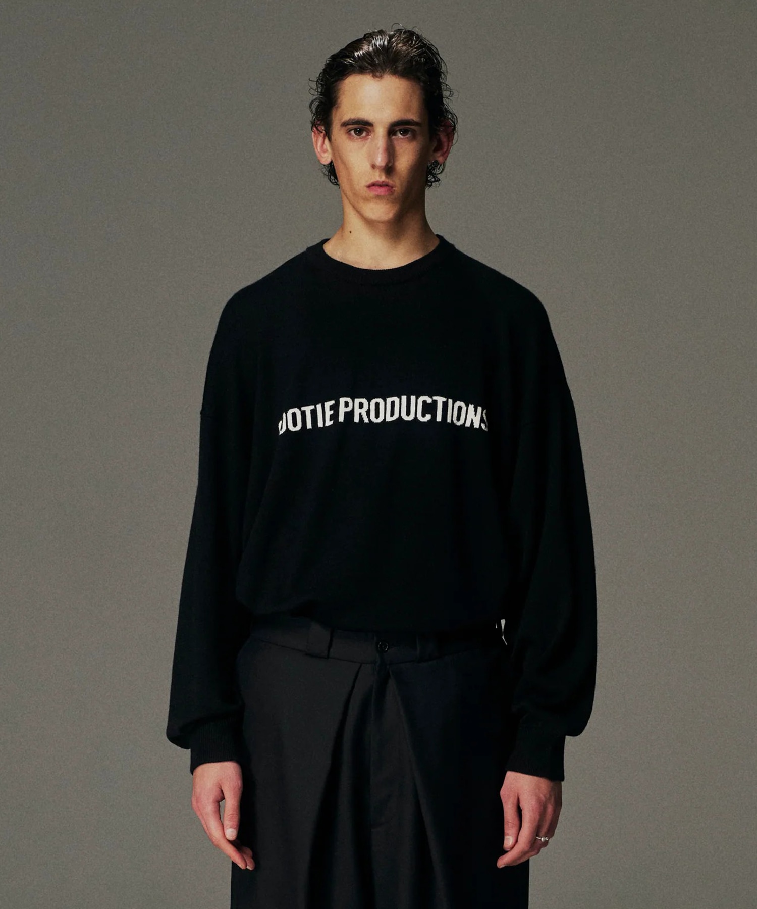Intarsia Crew Sweater