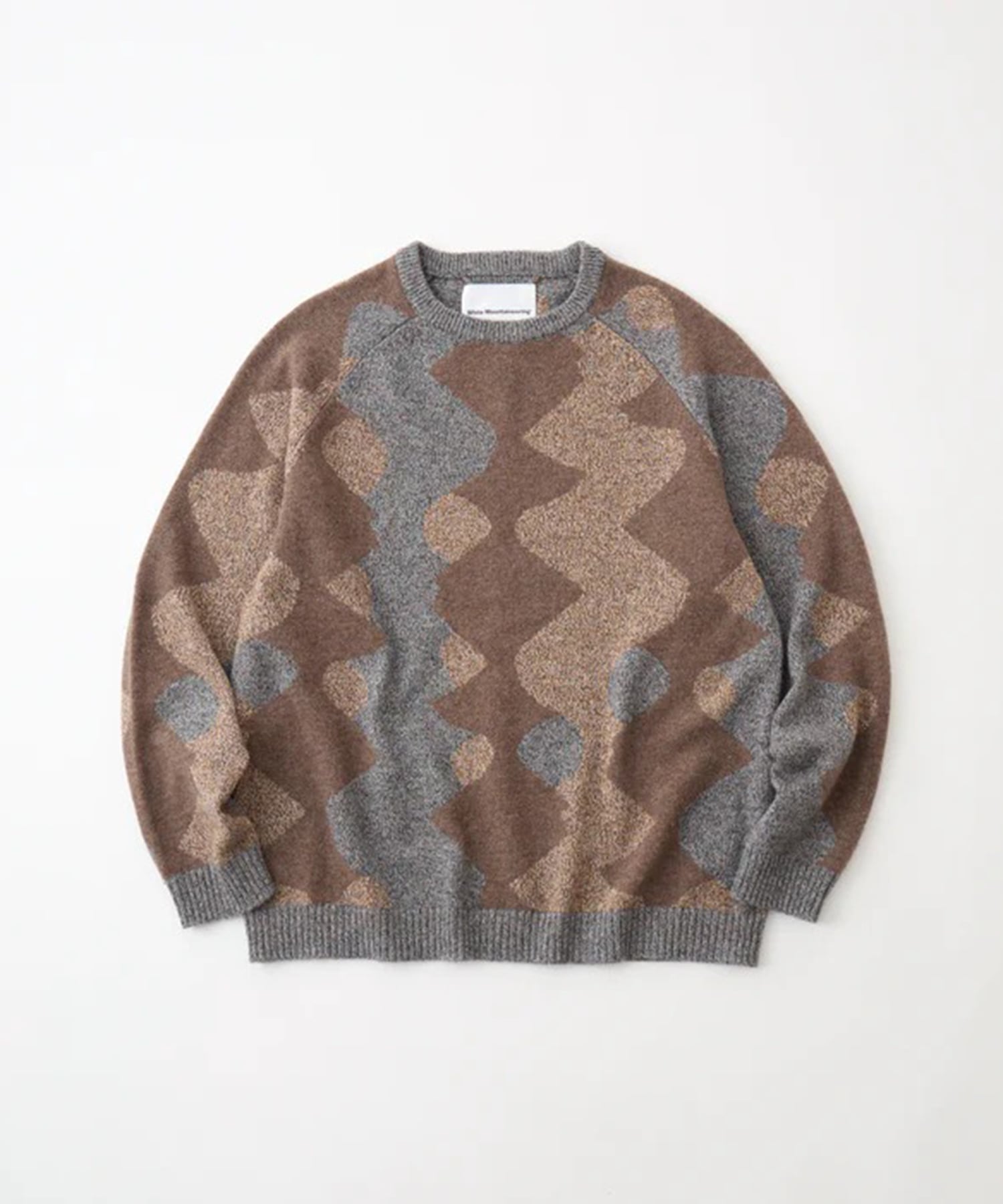 INTARSIA KNIT PULLOVER