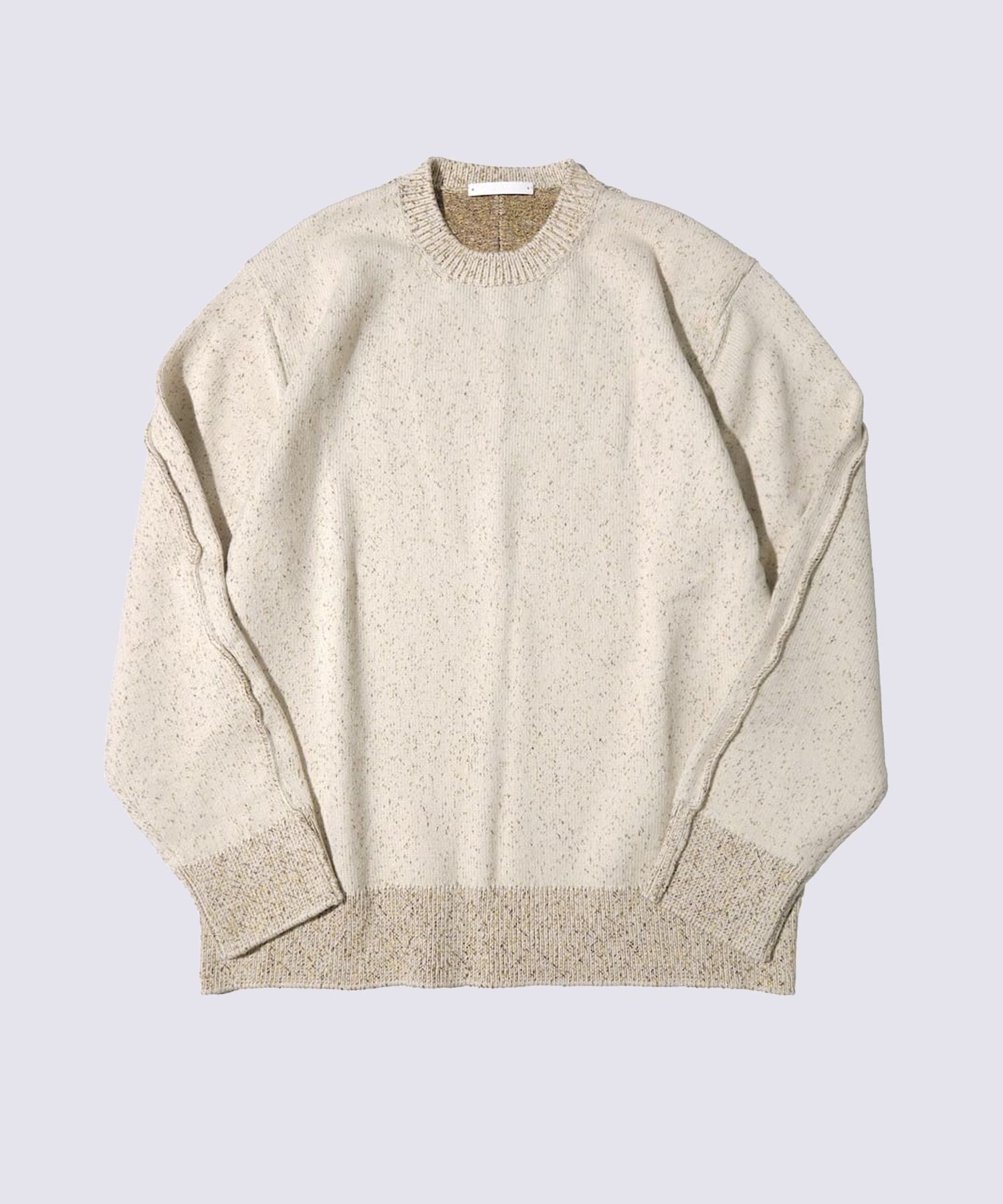 COTTON-BLEND KNIT PULLOVER