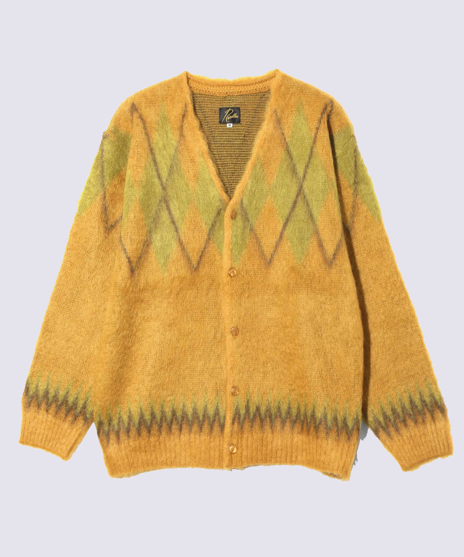 Mohair Cardigan - Argyle