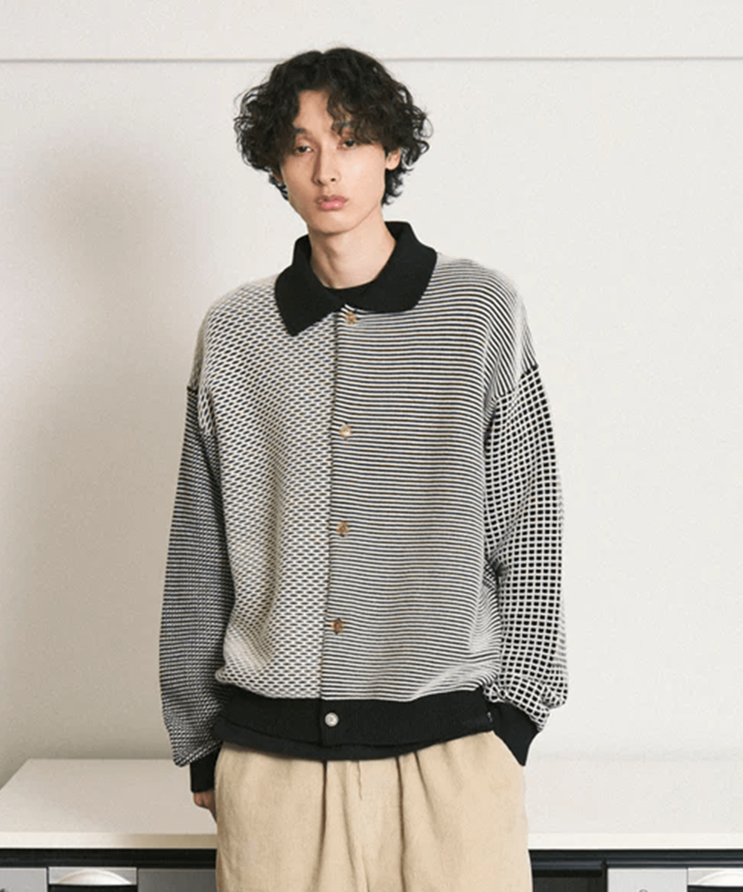 MULTI KNIT SHIRT JACKET