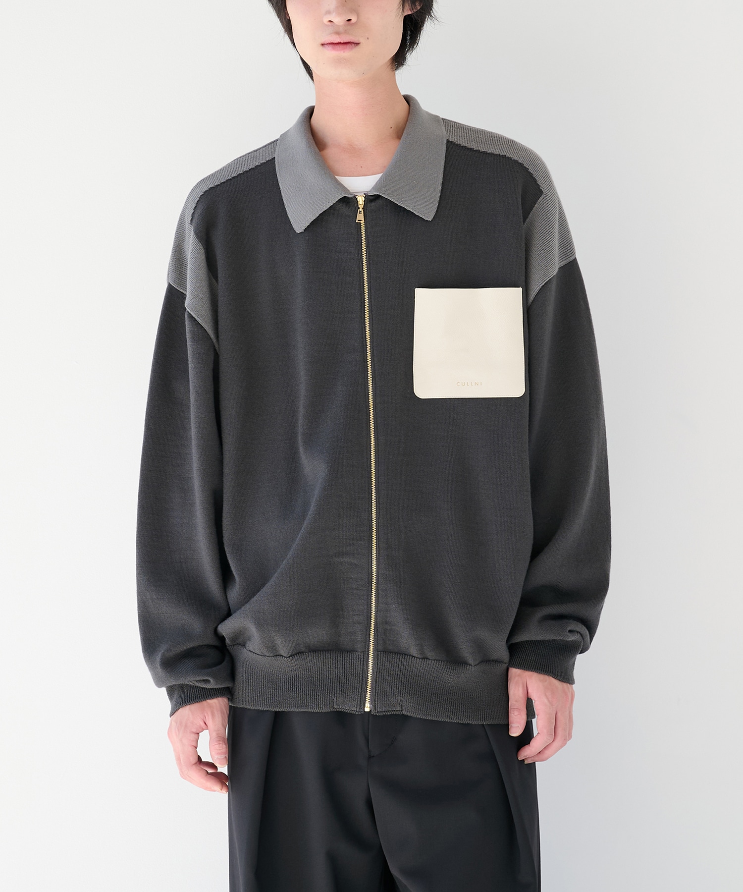 別注 Zip Knit Blouson