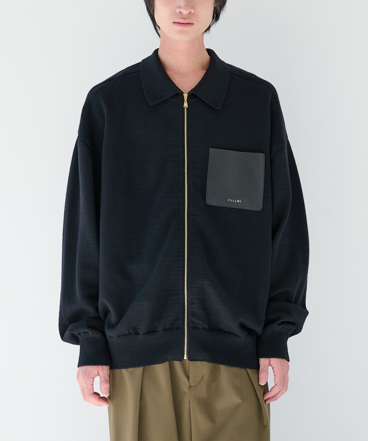 別注 Zip Knit Blouson