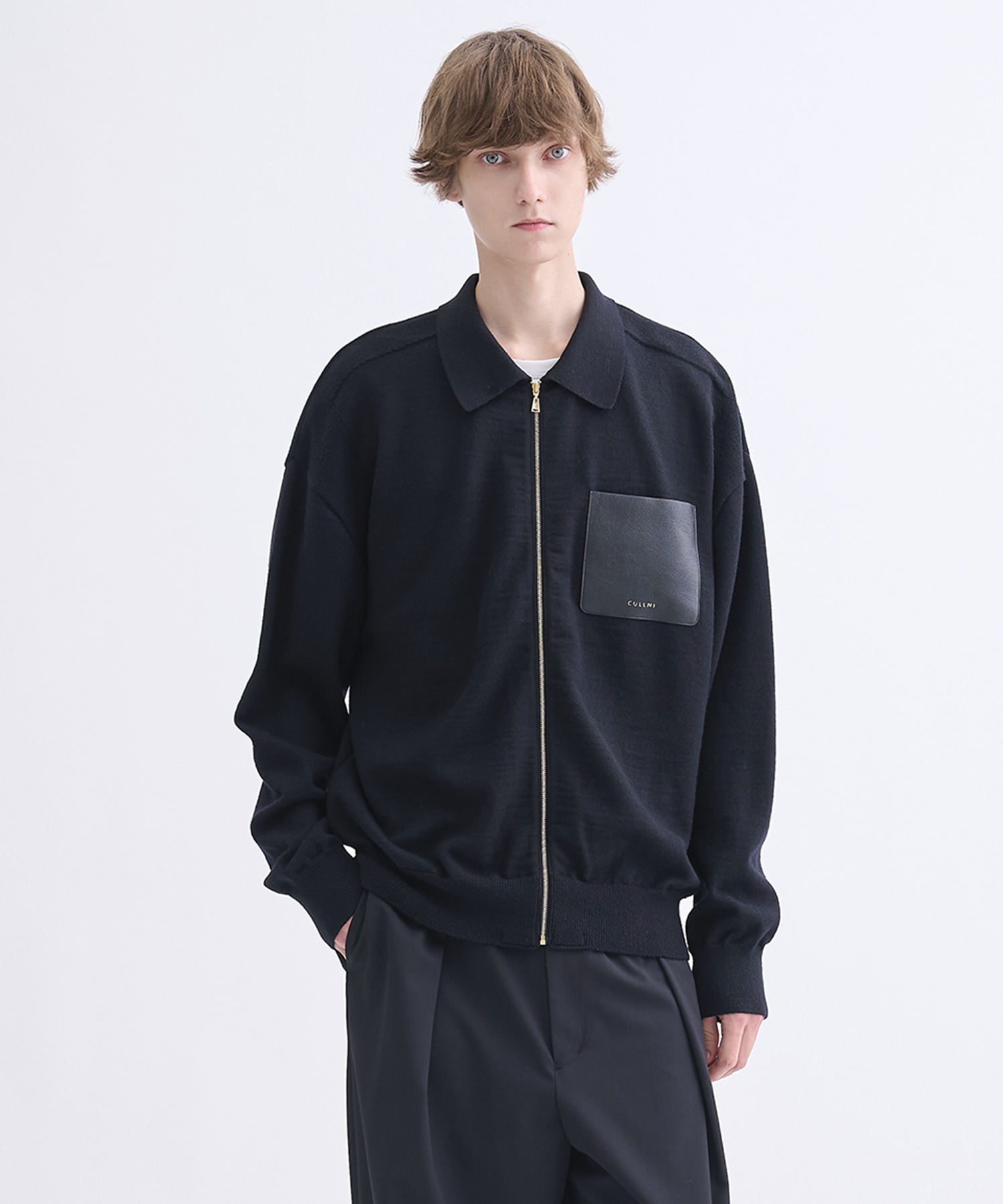 別注 Zip Knit Blouson