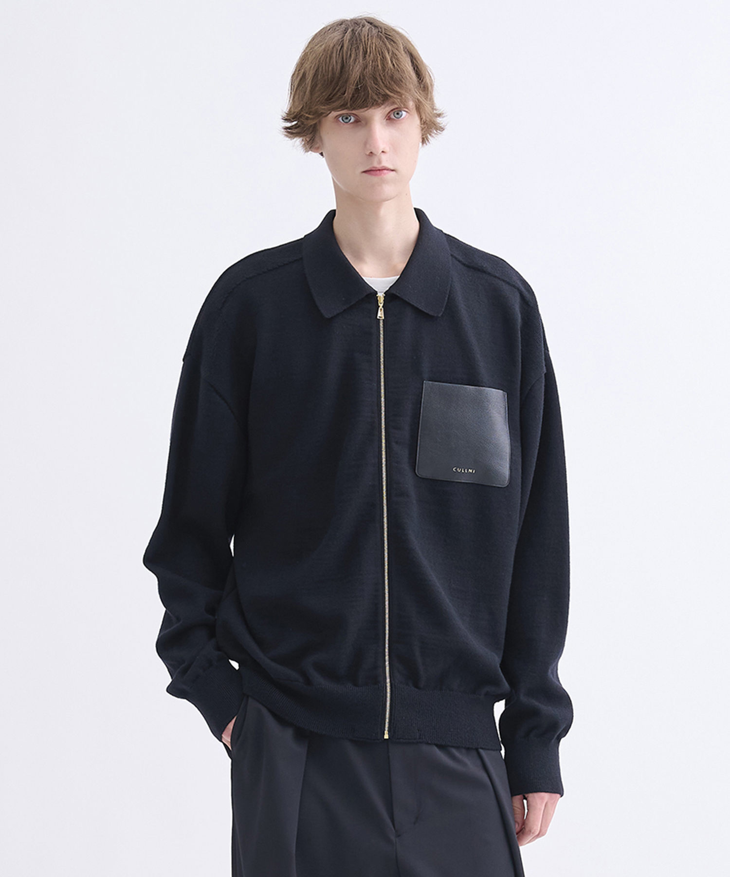 別注 Zip Knit Blouson