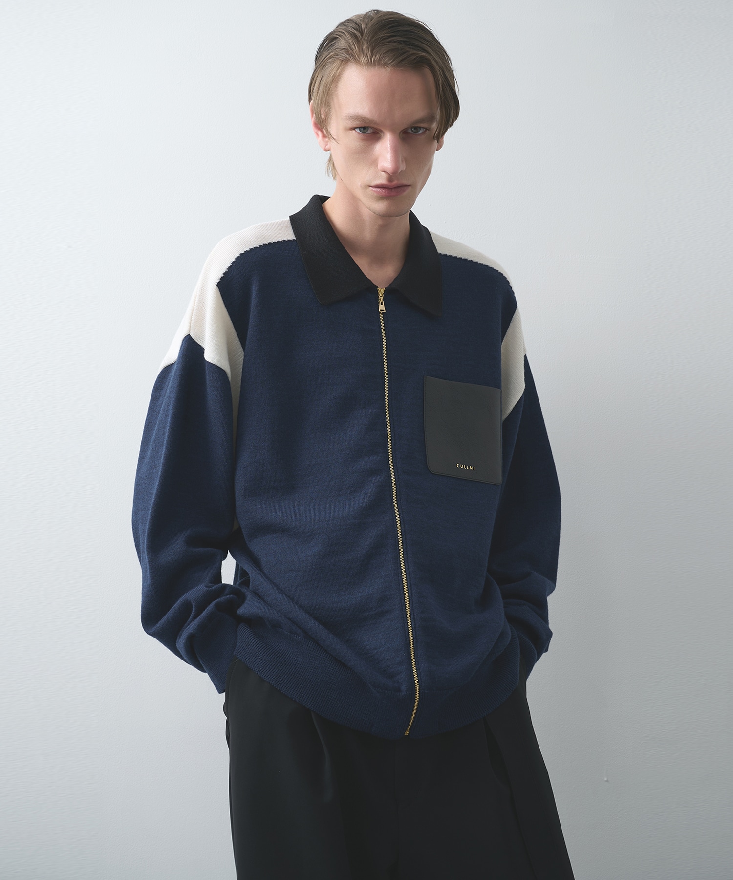 別注 Zip Knit Blouson