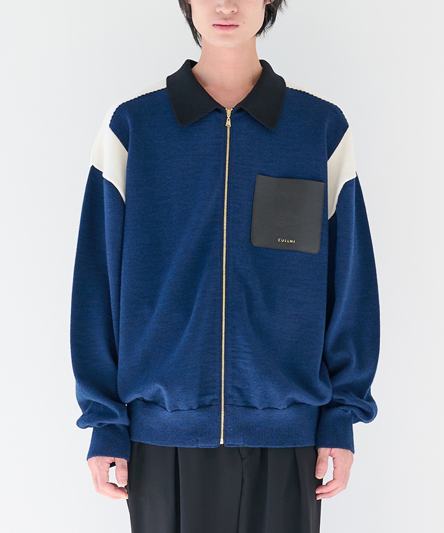 別注 Zip Knit Blouson