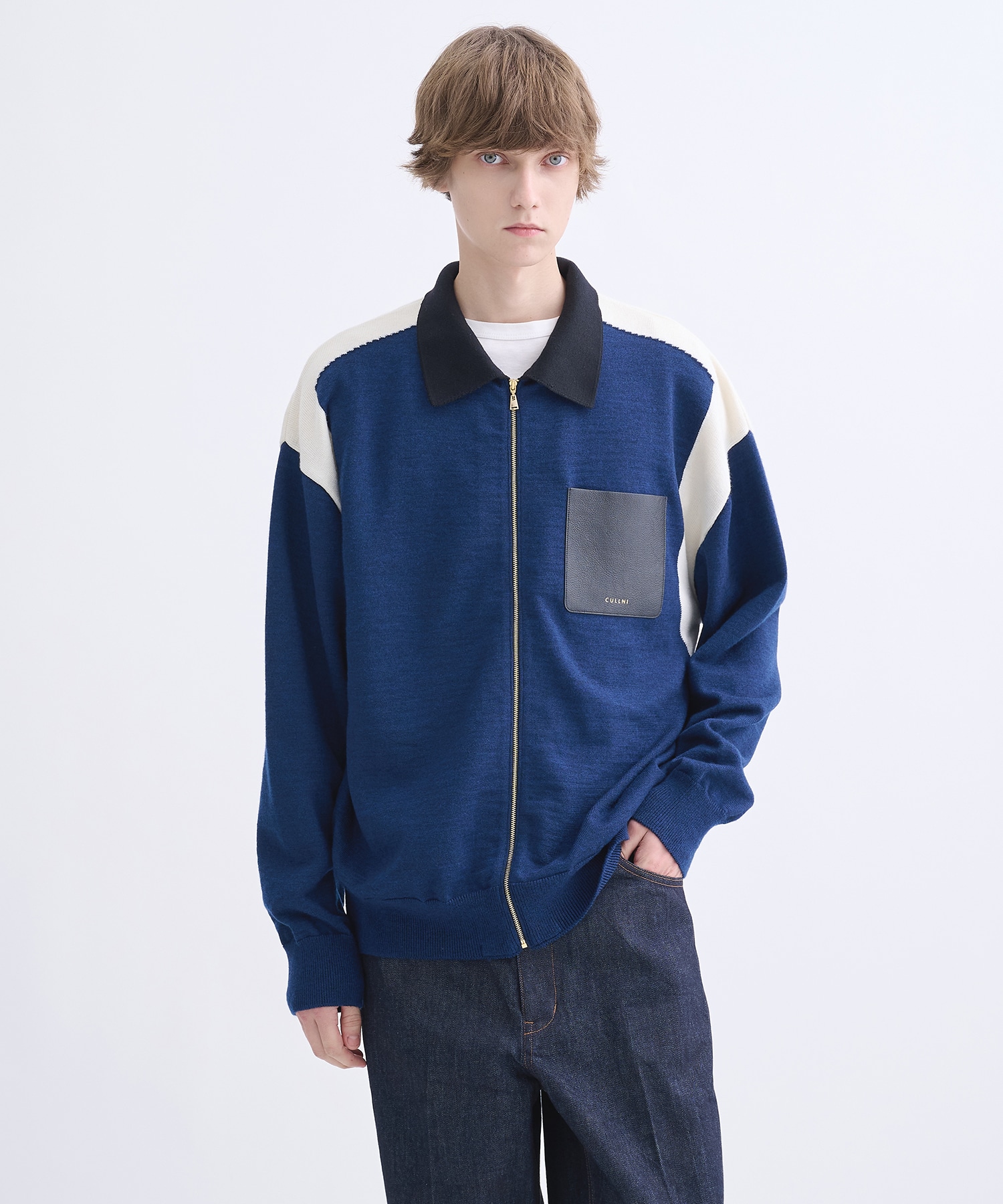 別注 Zip Knit Blouson
