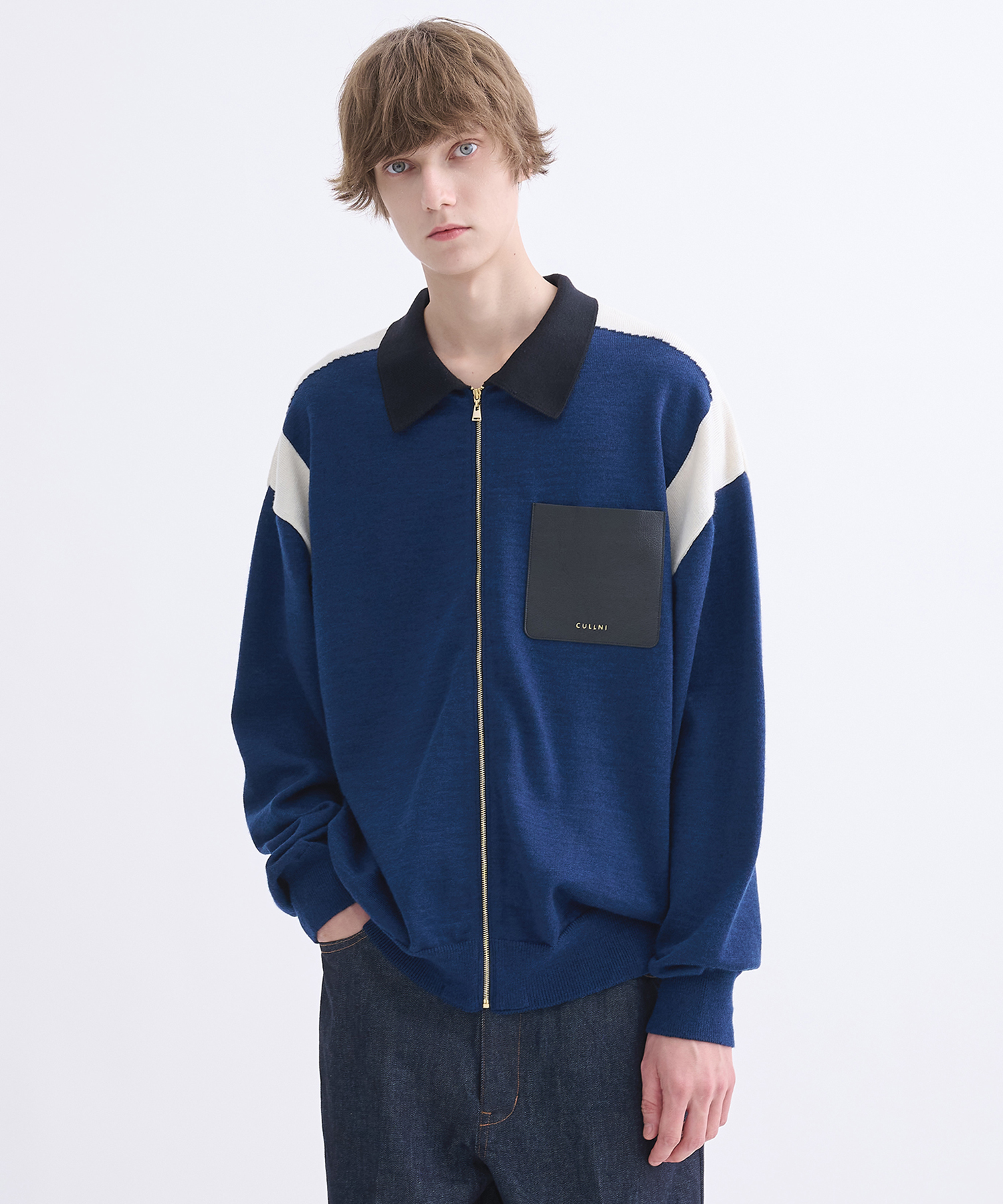 別注 Zip Knit Blouson