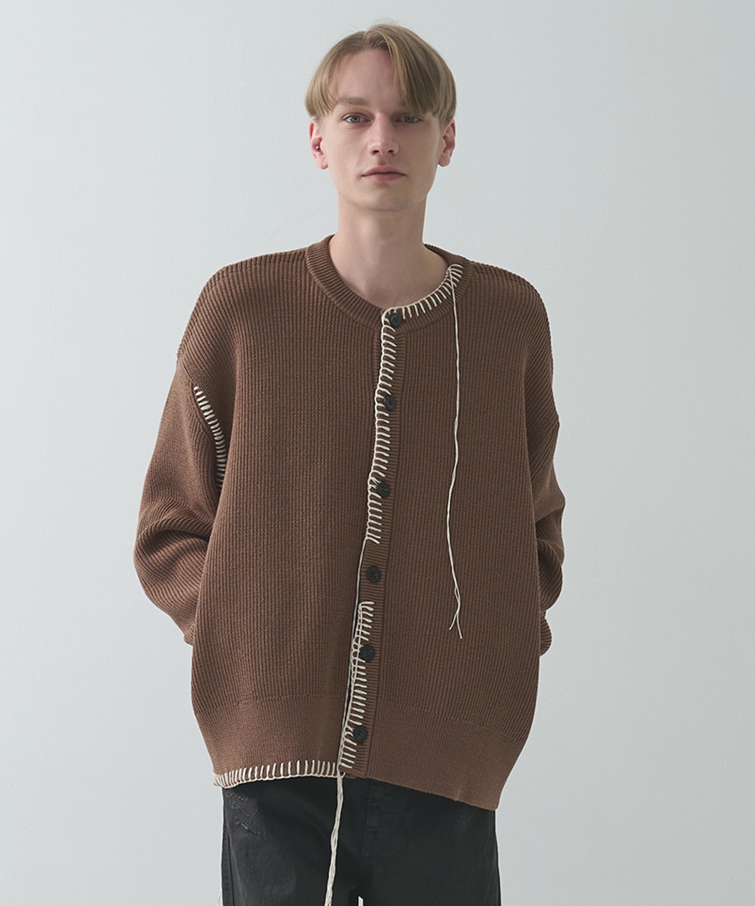 別注OFFICE CREW CARDIGAN