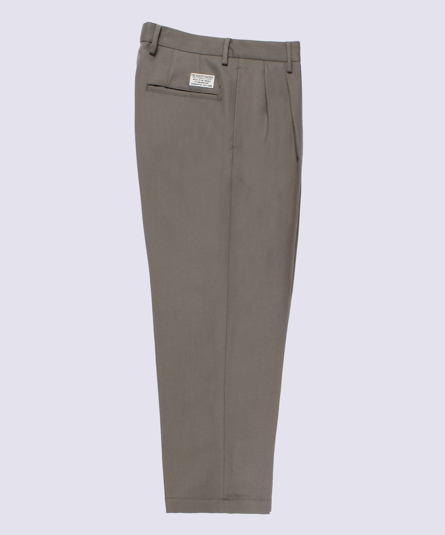 DOUBLE PLEATED CHINO TROUSERS ( TYPE-2 )