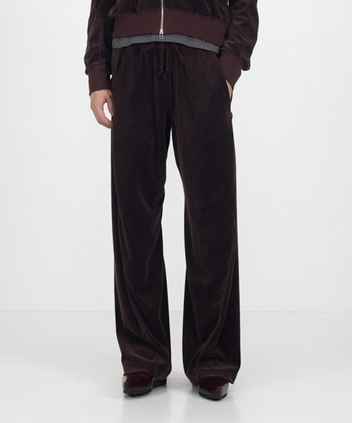 VELOUR 3D TWISTED LOUNGE PANTS