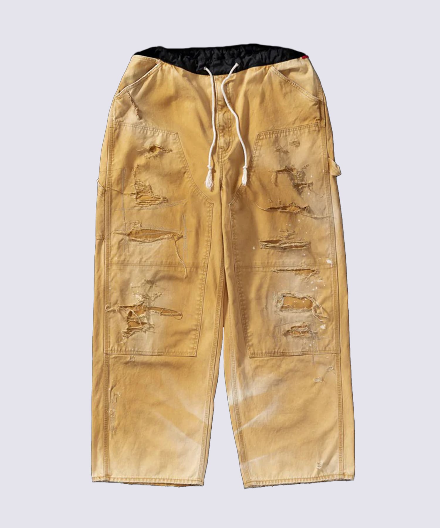 REMAKED DOUBLE KNEE DUCK PAINTER PANTS