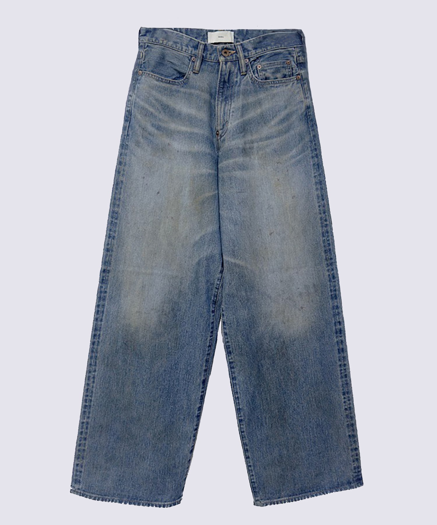 FADED MODERN DENIM PANTS WIDE CUT