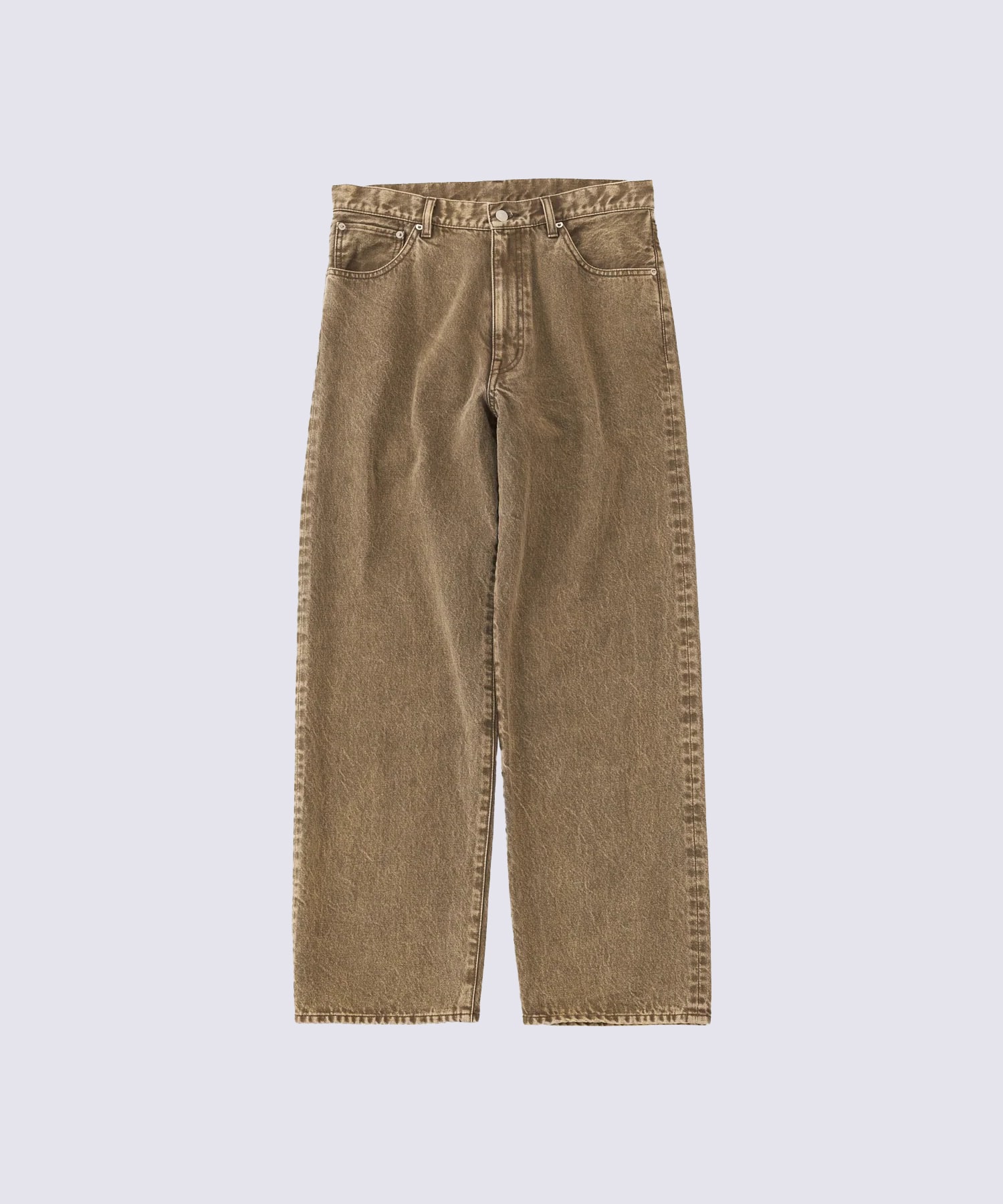 5 POCKET WIDE DENIM PANTS