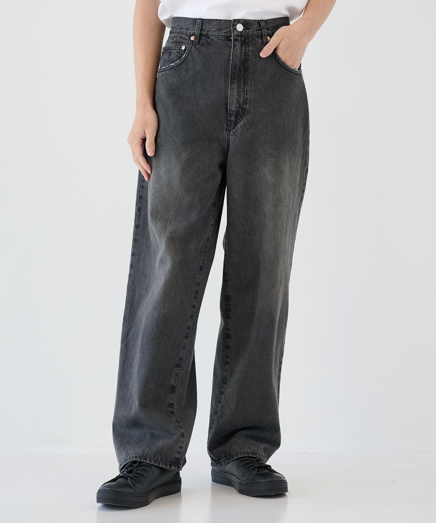 DENIM BAGGIE PANTS