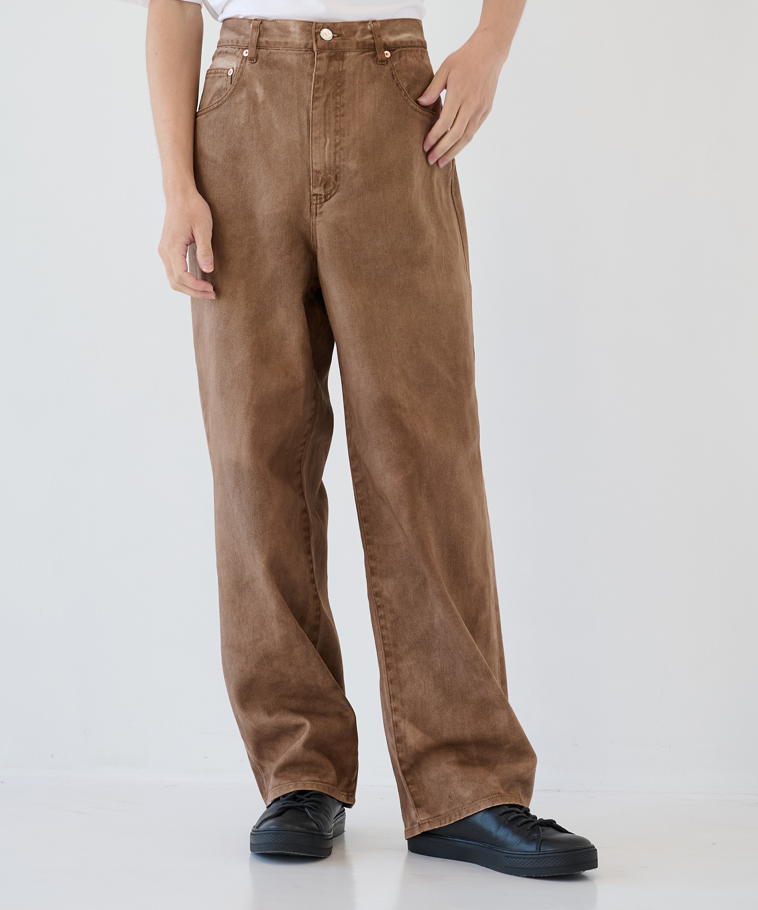 DENIM BAGGIE PANTS