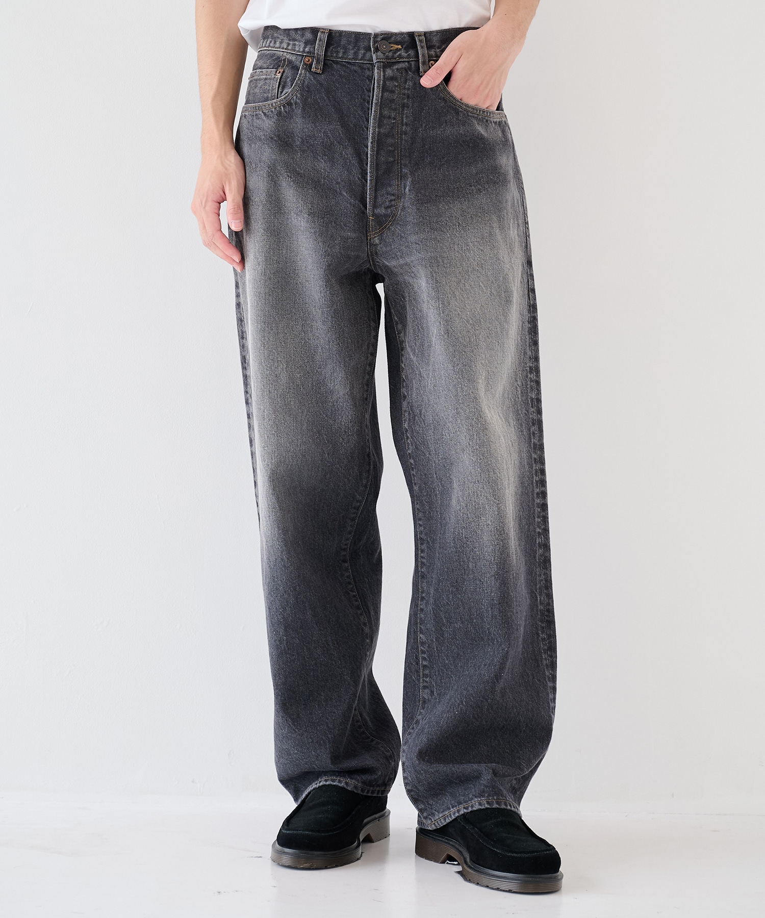 Y*N様 最安値　Washed Denim Wide Pants 36インチ No.37 Washed Wide Denim Pants - CUSTOM (25SAP-04-05H