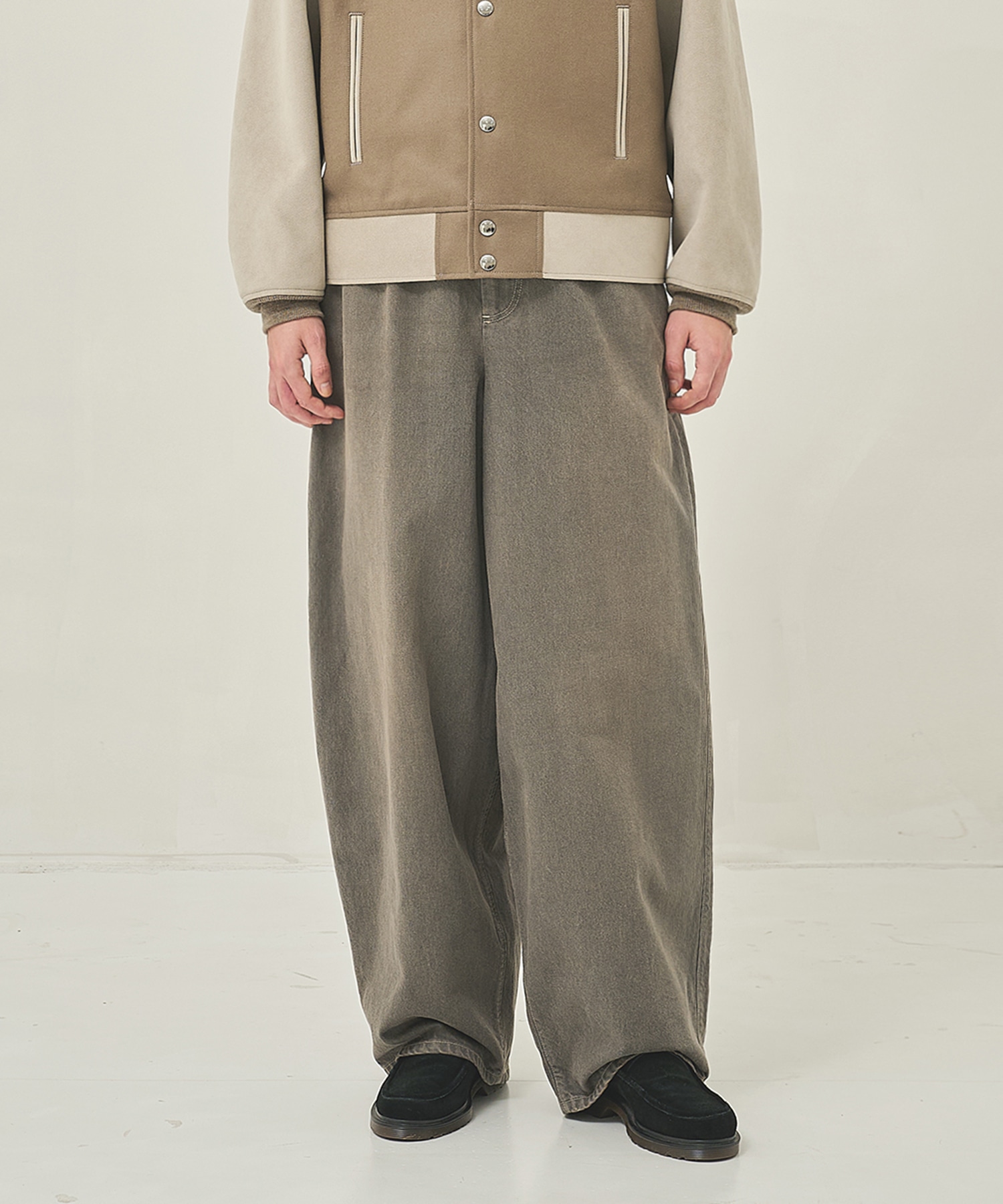 RERACS BARREL DENIM PANTS