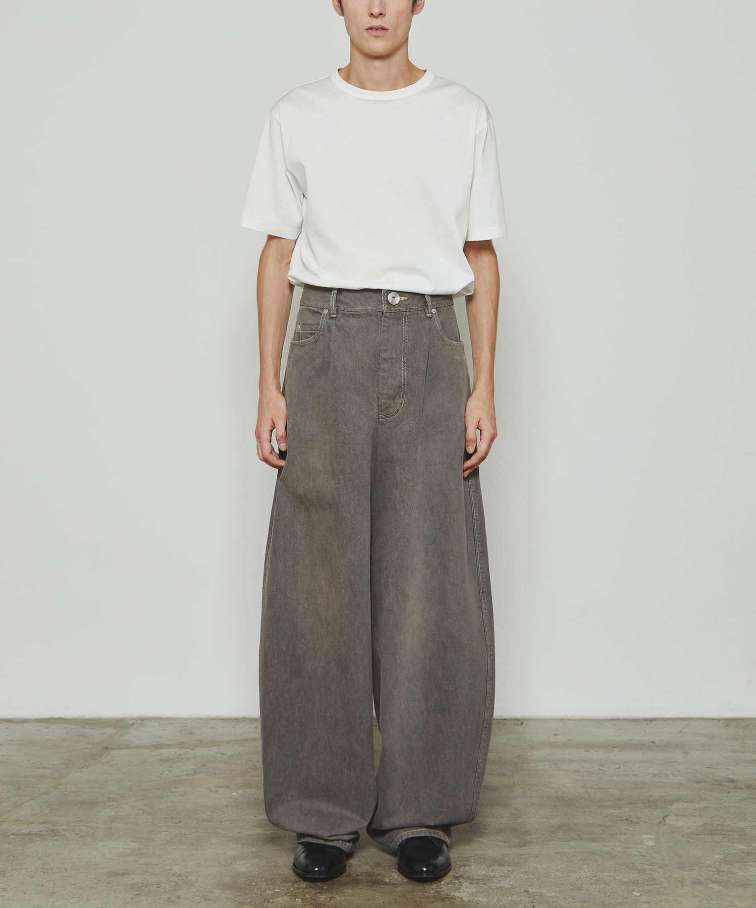 RERACS BARREL DENIM PANTS