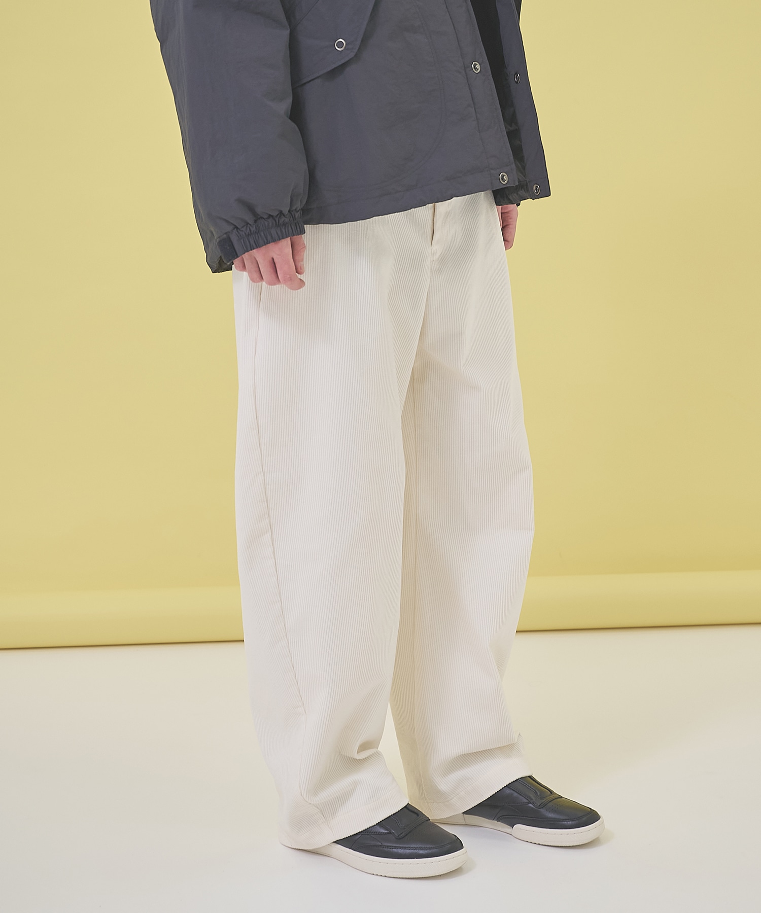 CORDUROY WIDE PANTS