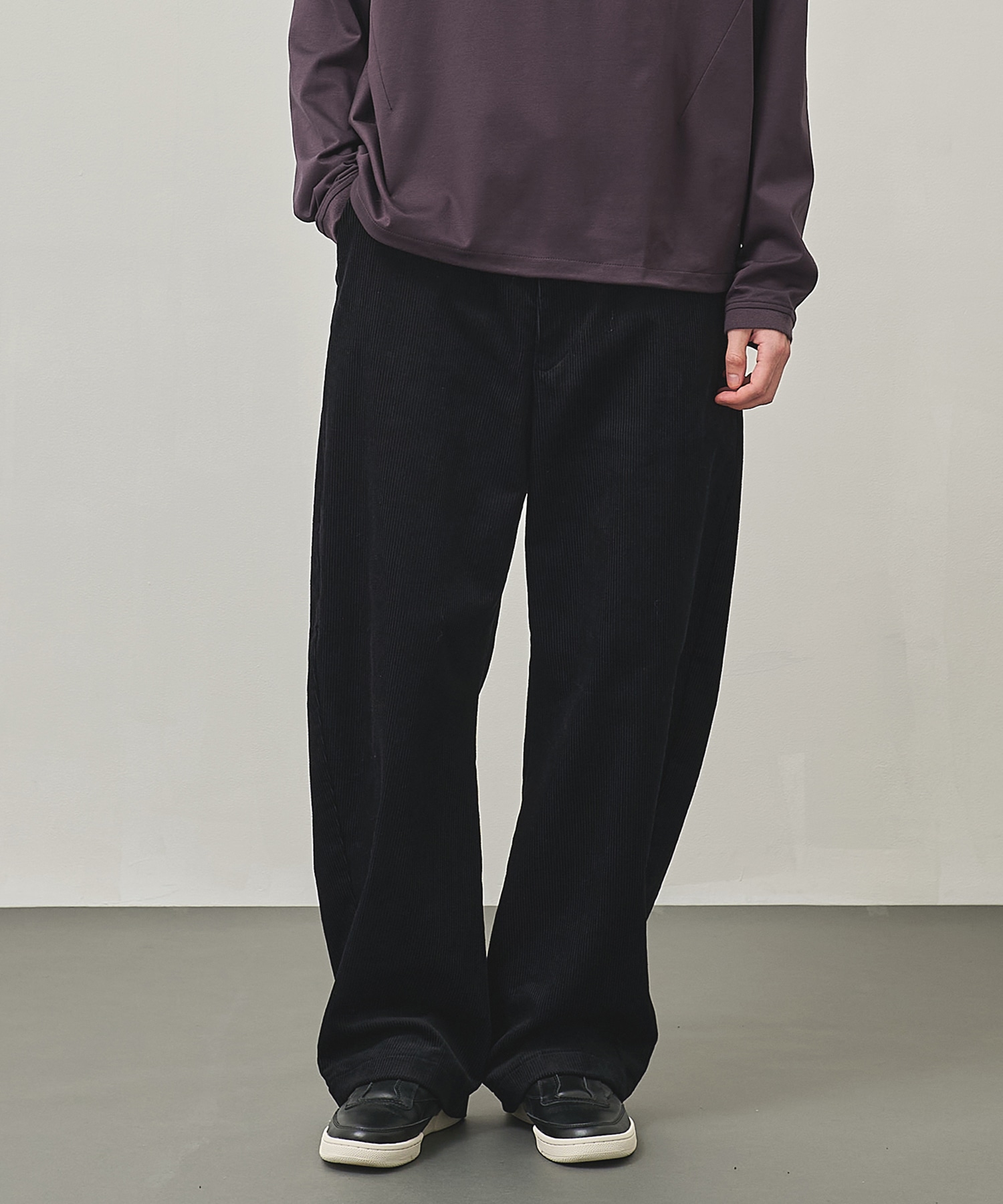 CORDUROY WIDE PANTS