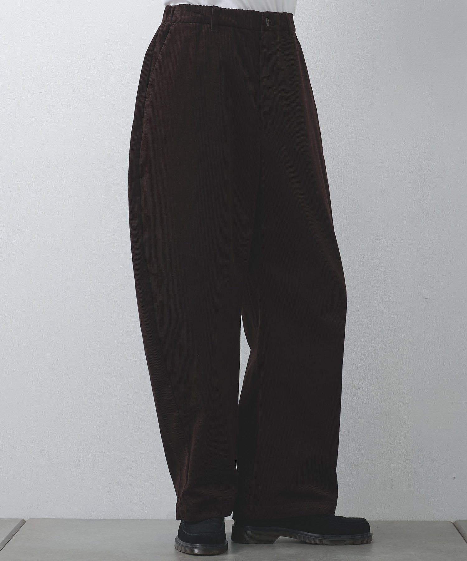 CORDUROY WIDE PANTS