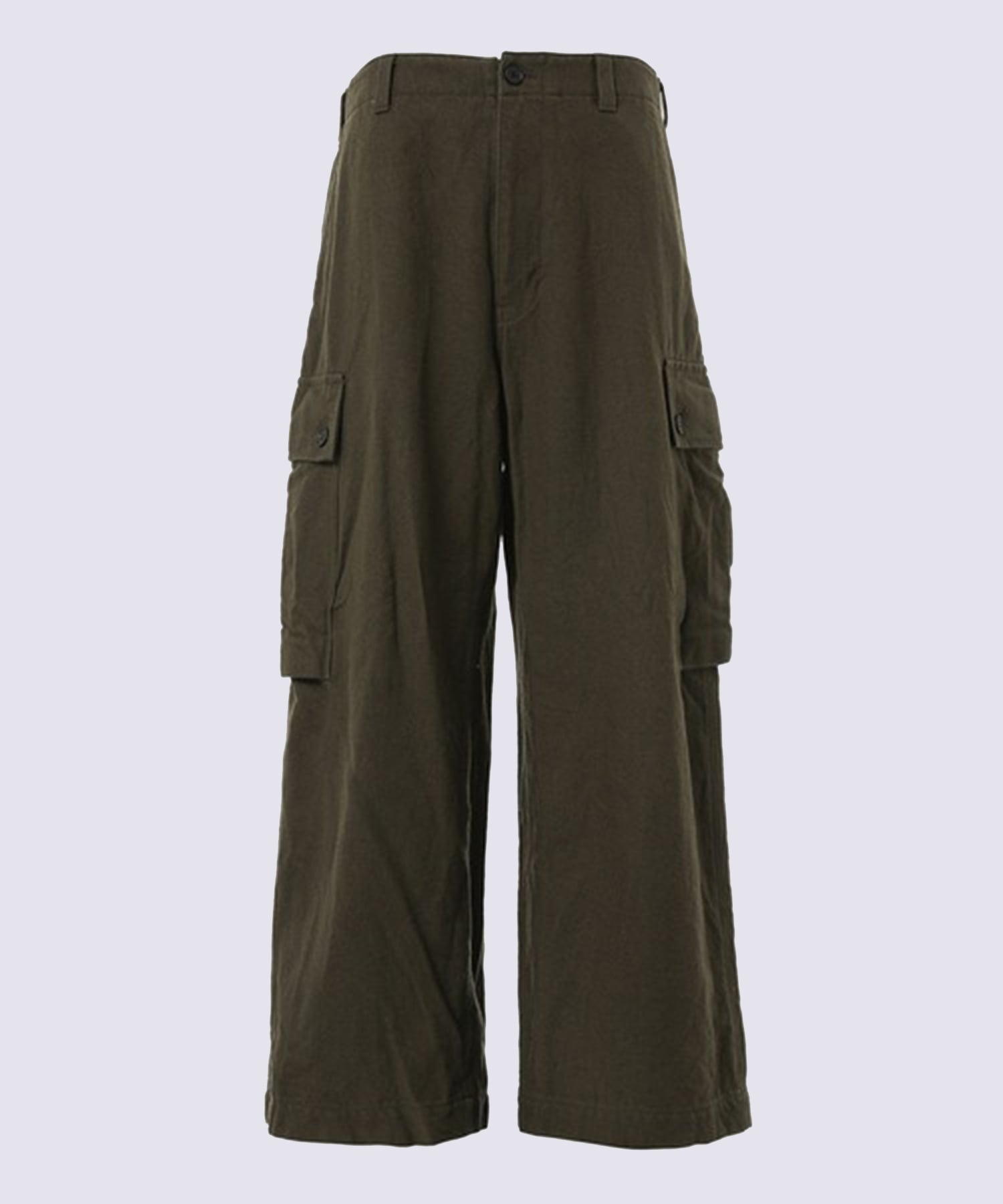 HP-P036-051 WOOL ARMY SAGE PANTS