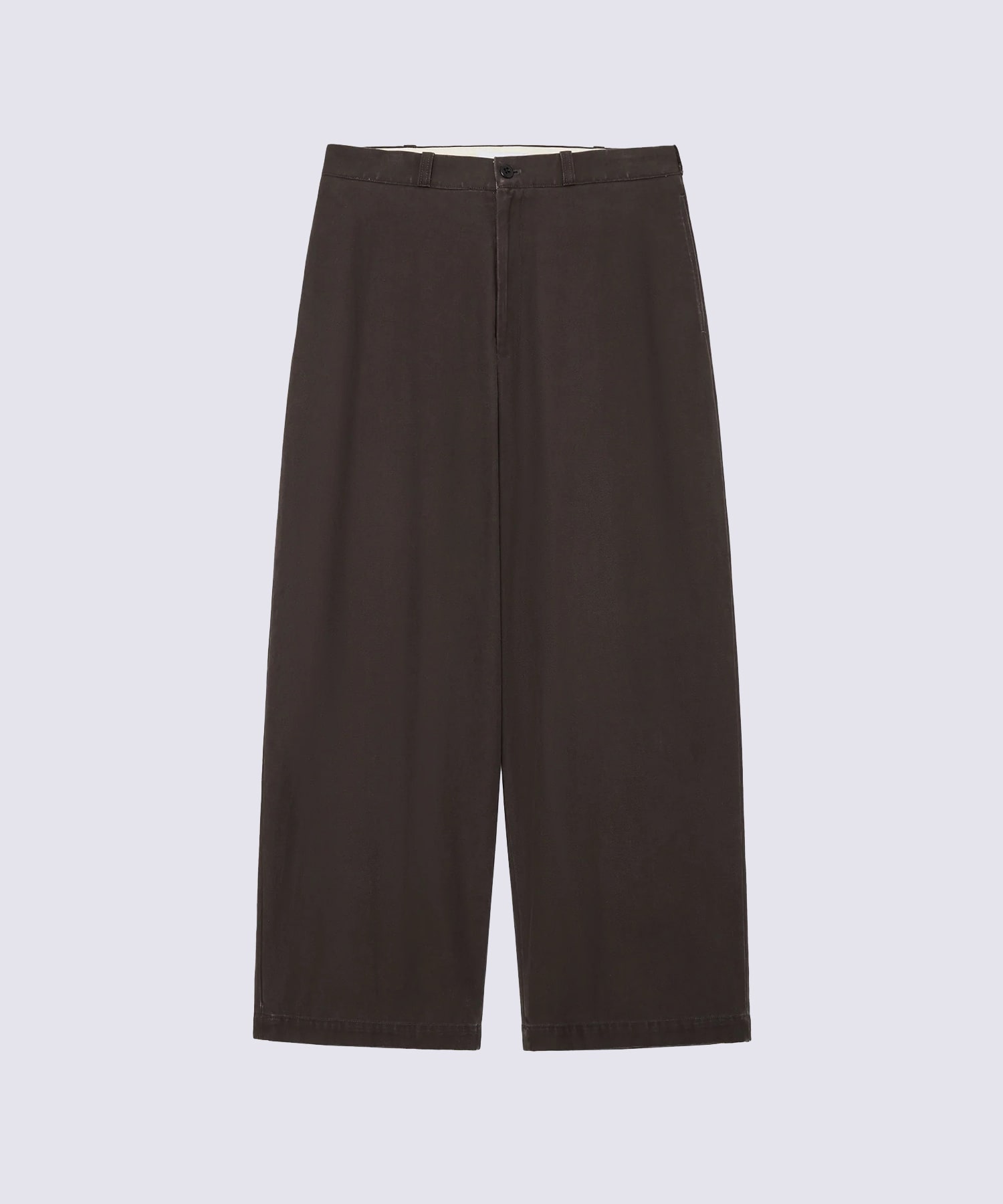 オーガニックコットン強撚ギャバ / New U.S.ARMYトラウザーズ, Black