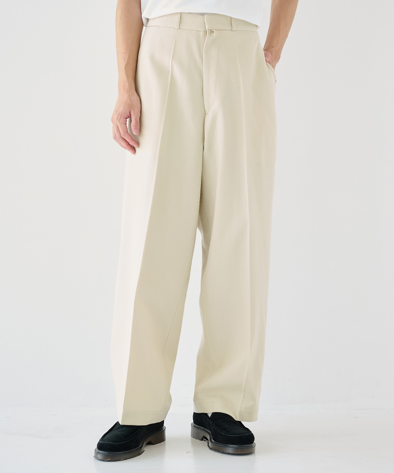 Wool Gabardine Trousers