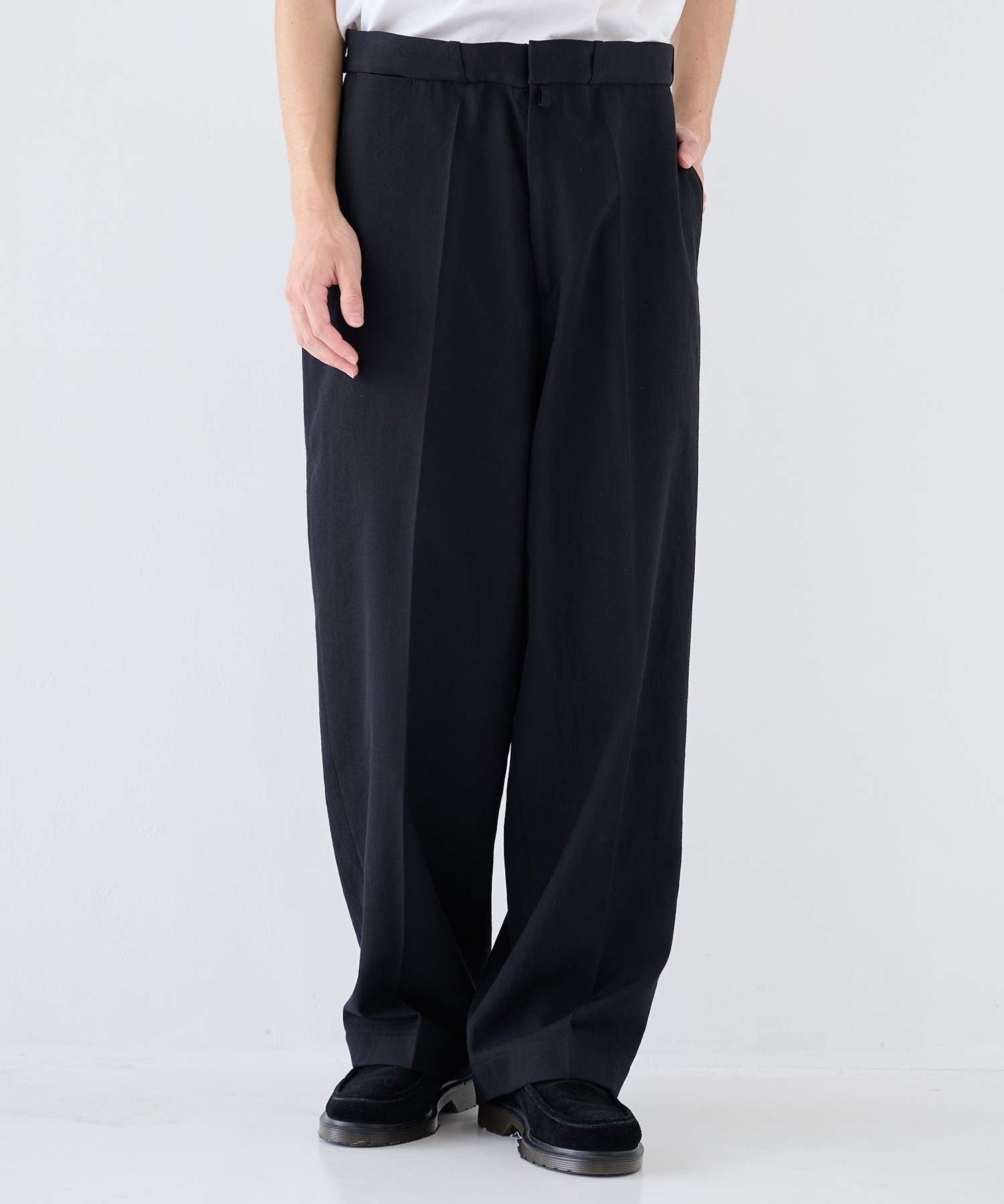 Wool Gabardine Trousers