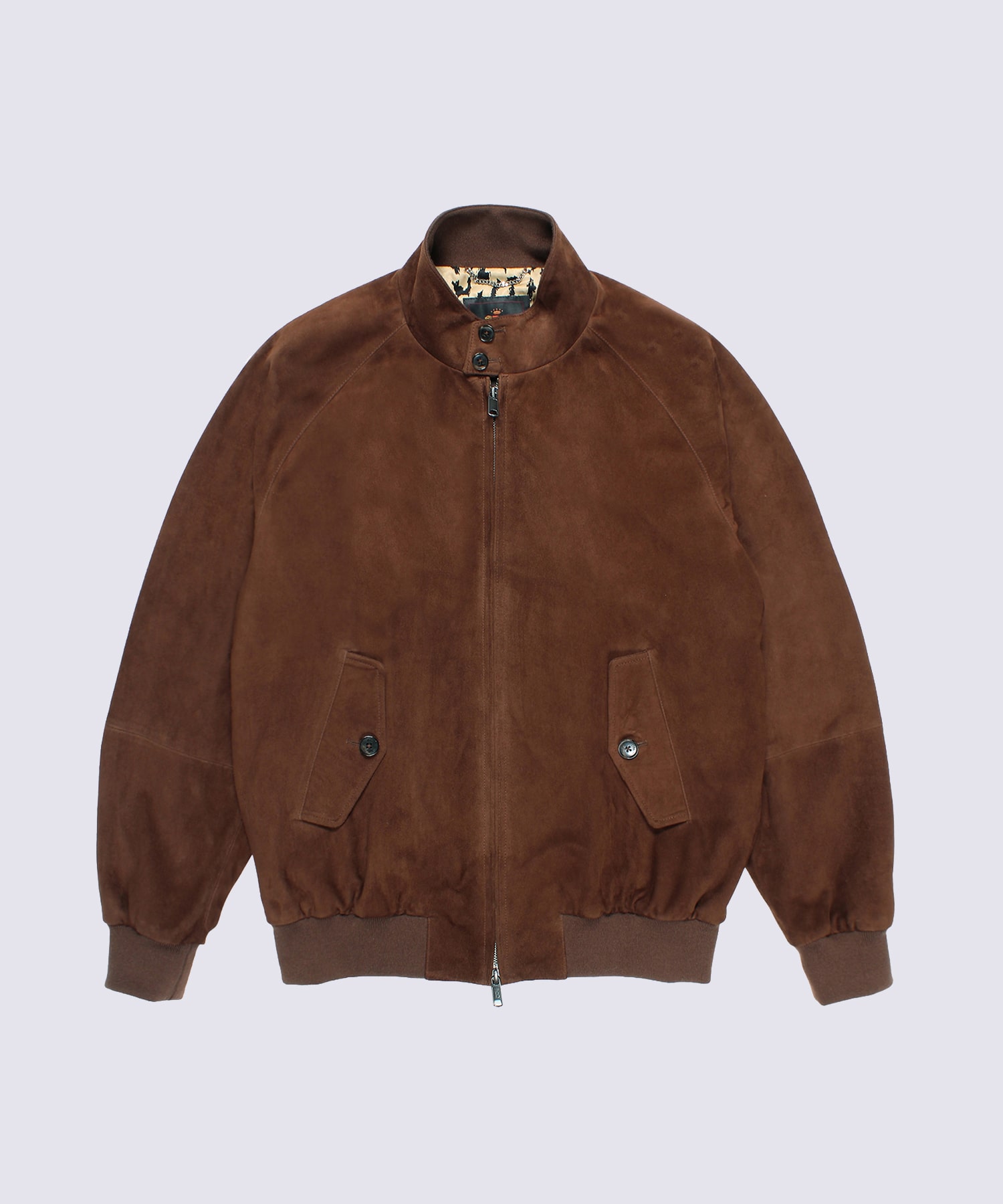 BARACUTA / G9 SUEDE LEATHER HARRINGTON JACKET
