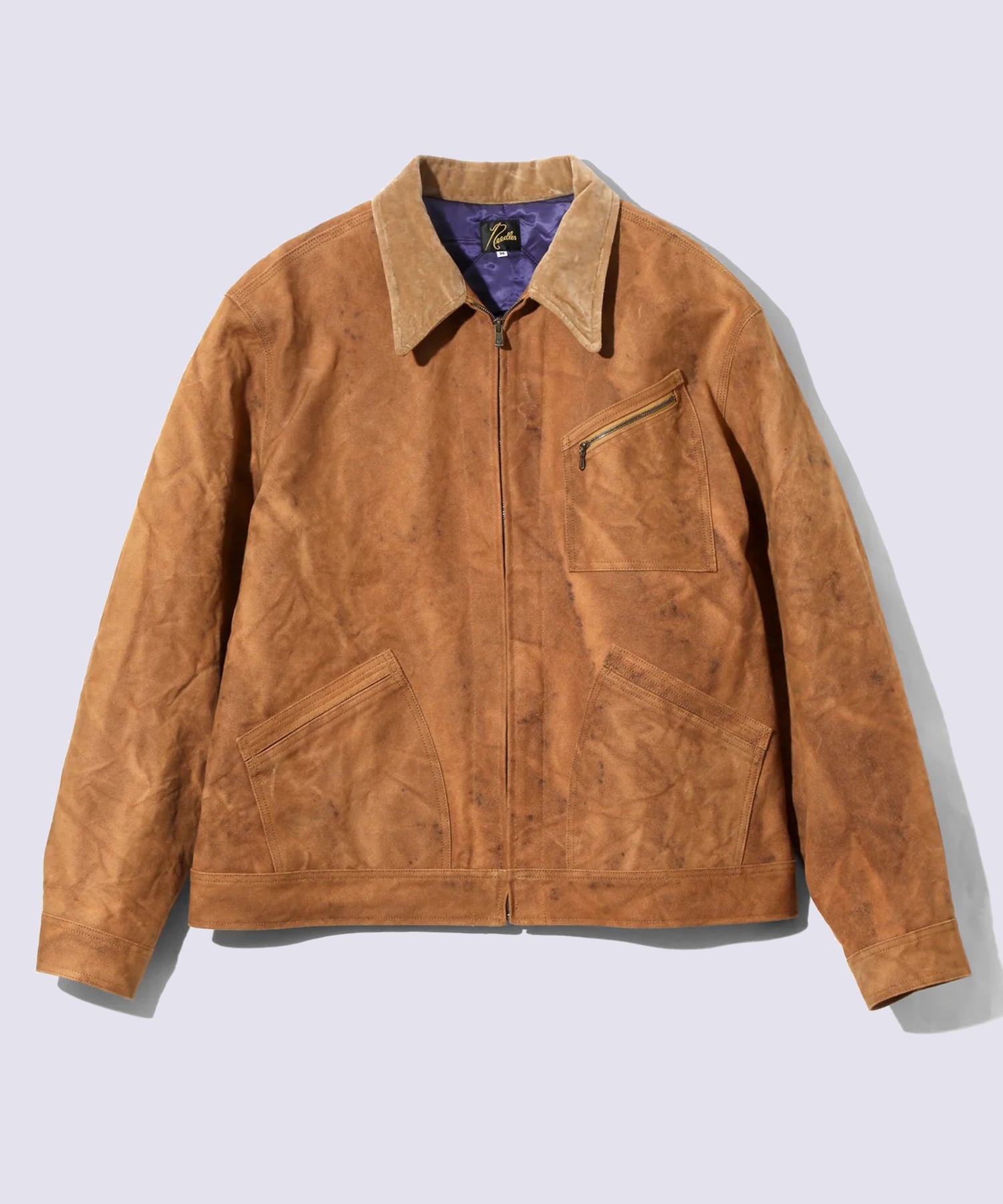 Zipped Work Jacket - Duck Canvas / Kakishibu Dye