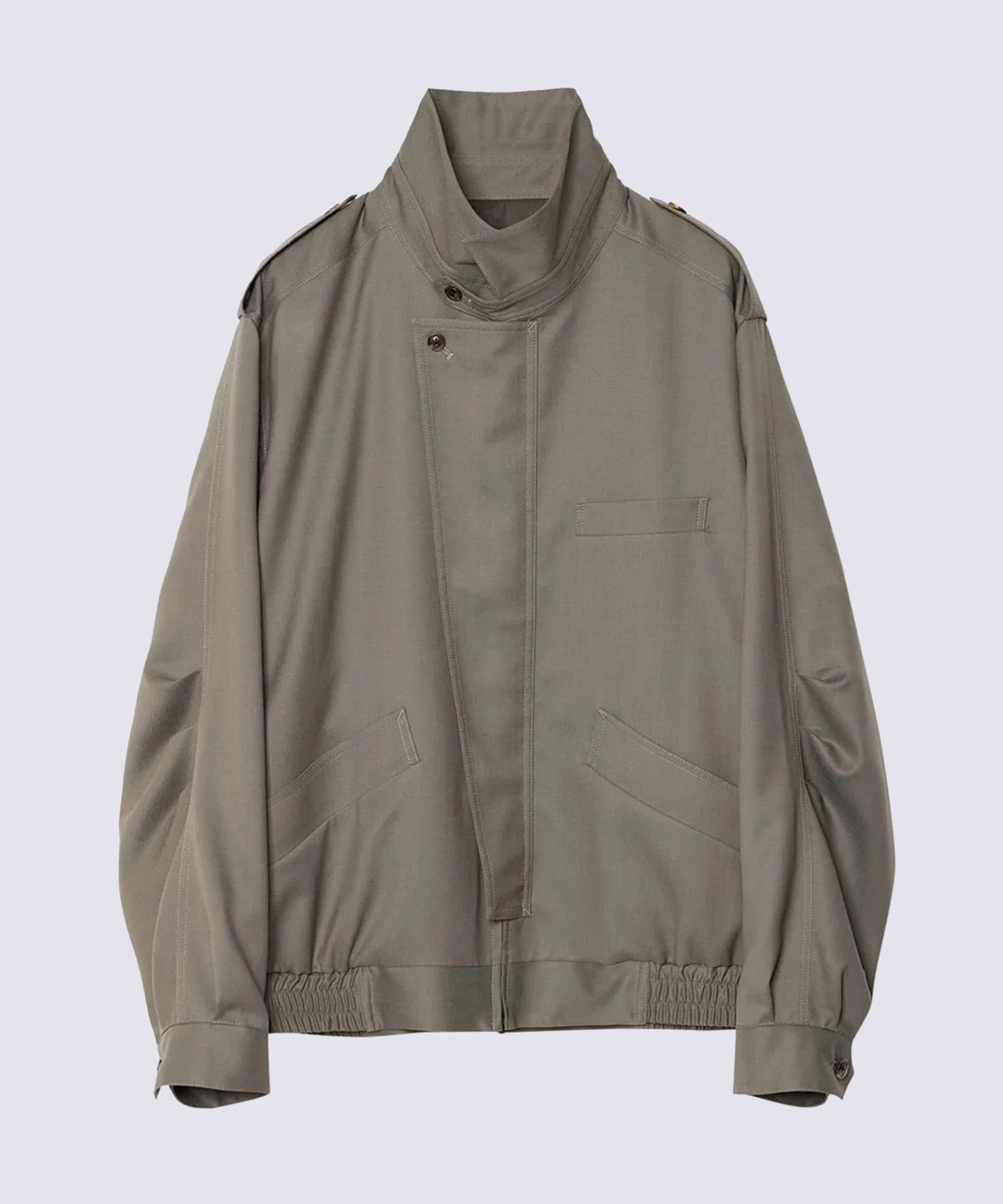 EPAULET ZIP-UP BLOUSON
