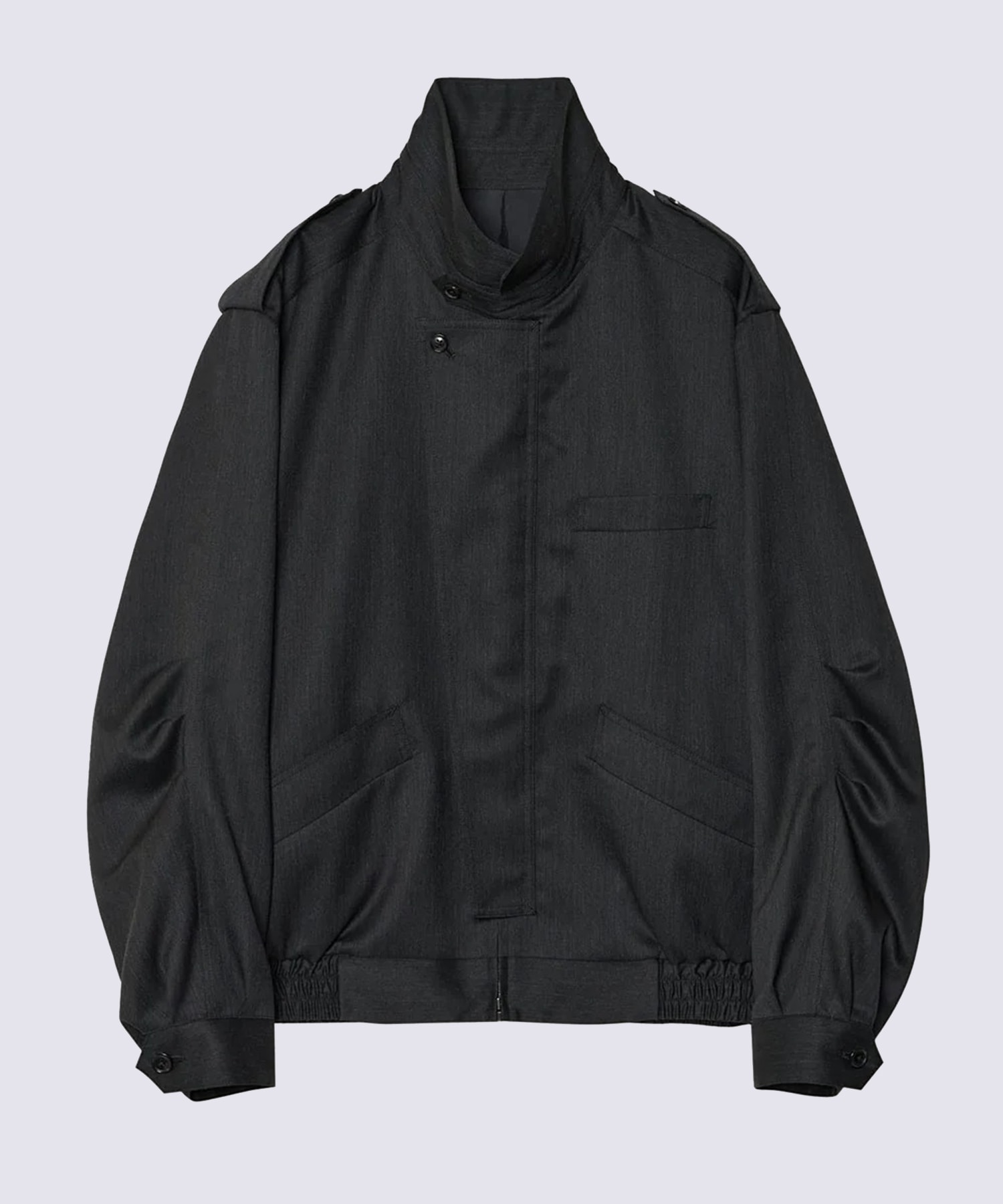 EPAULET ZIP-UP BLOUSON