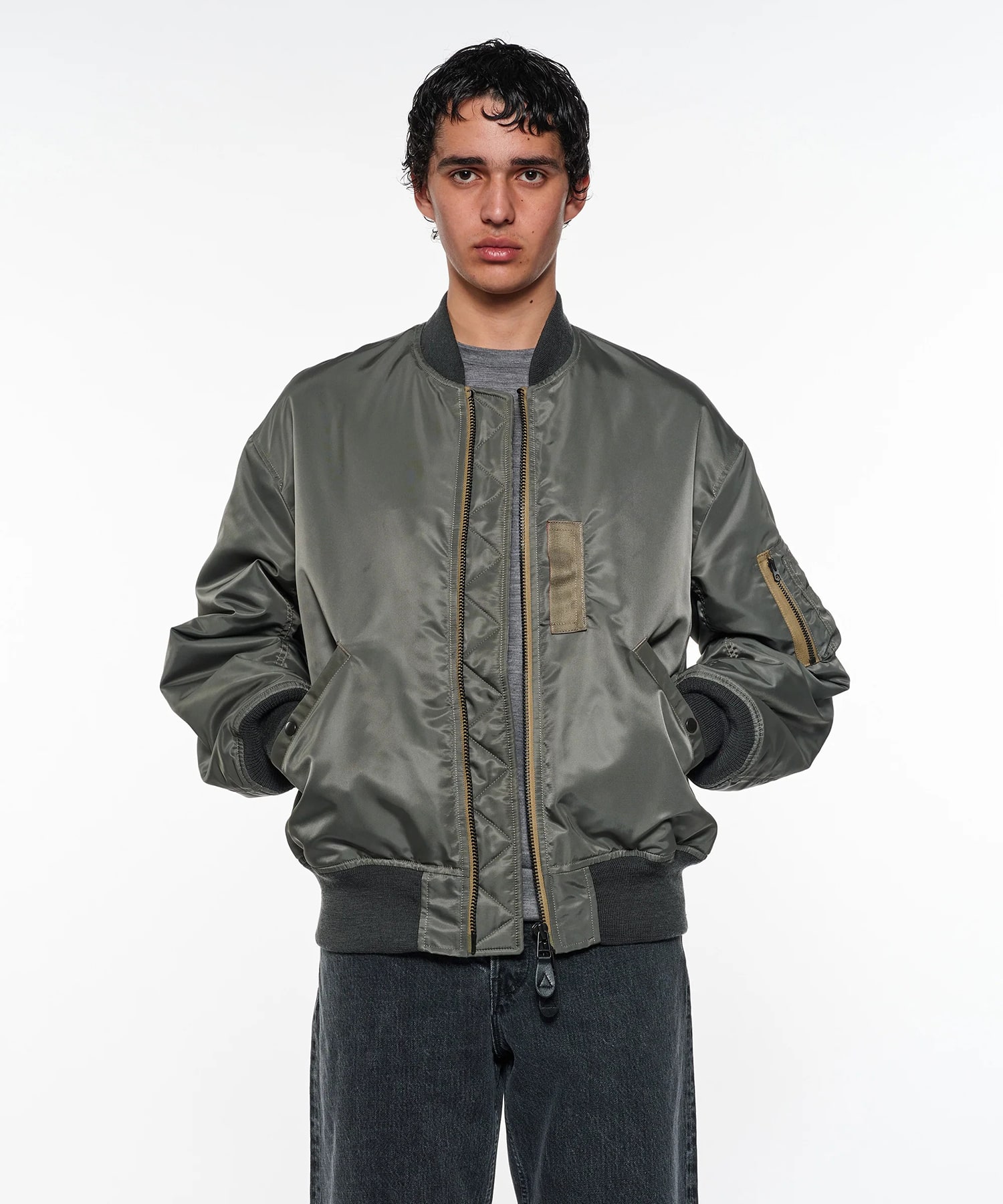 STUDIOUSストゥディオス ブルゾン DOUBLE CLOTH ZIP BLOUSON | STUDIOUS