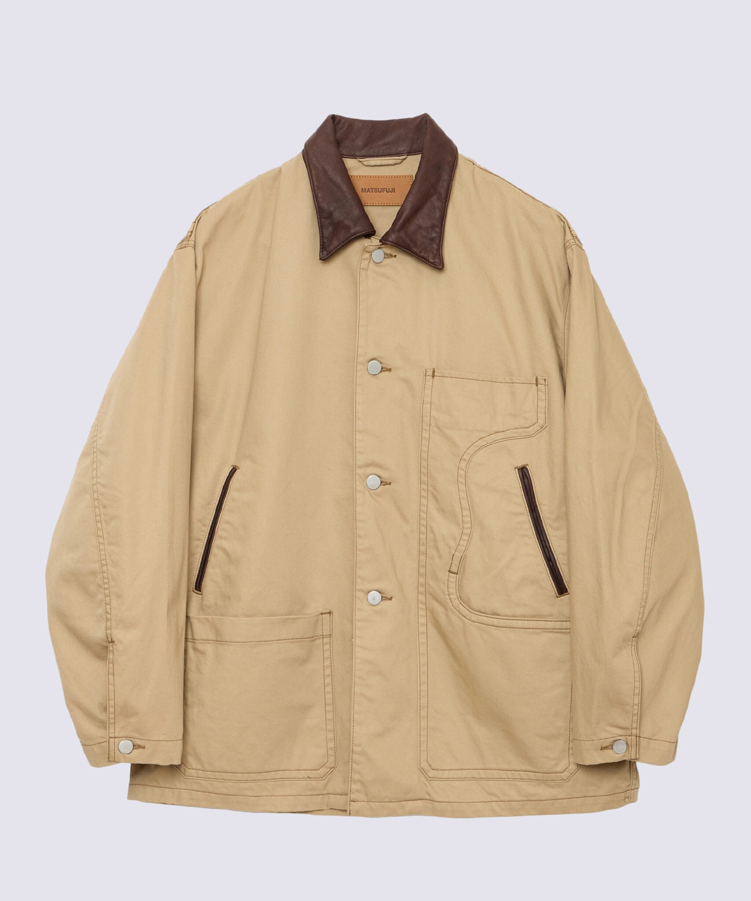 Connected Pockets Drill Jacket