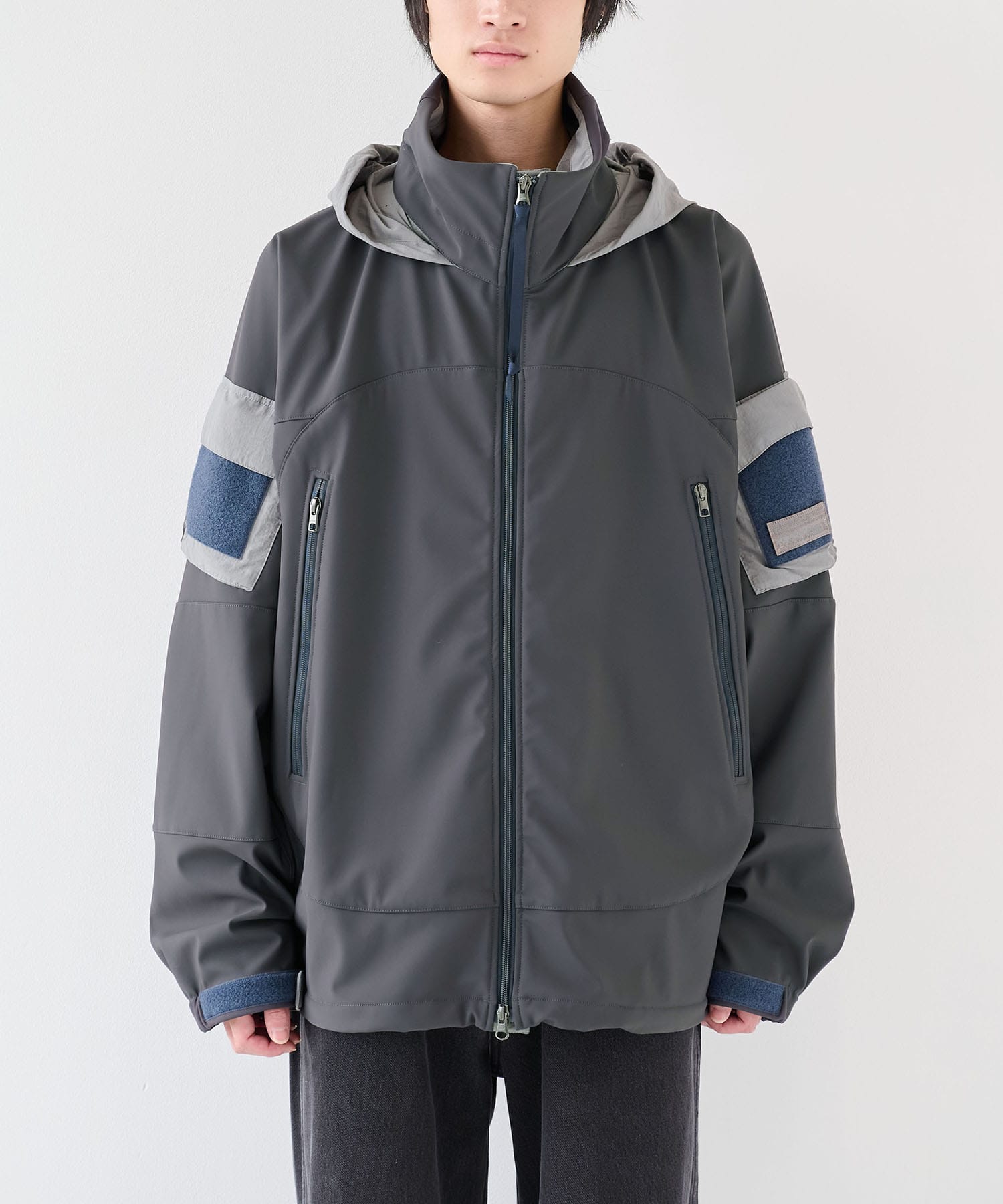 THE PROTECTED COMMON UNIFORM HOODED FLEECE BONDING JACKET