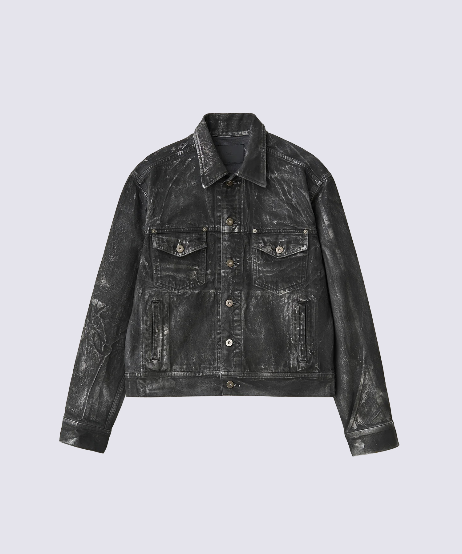 SILVER FOIL DENIM JACKET