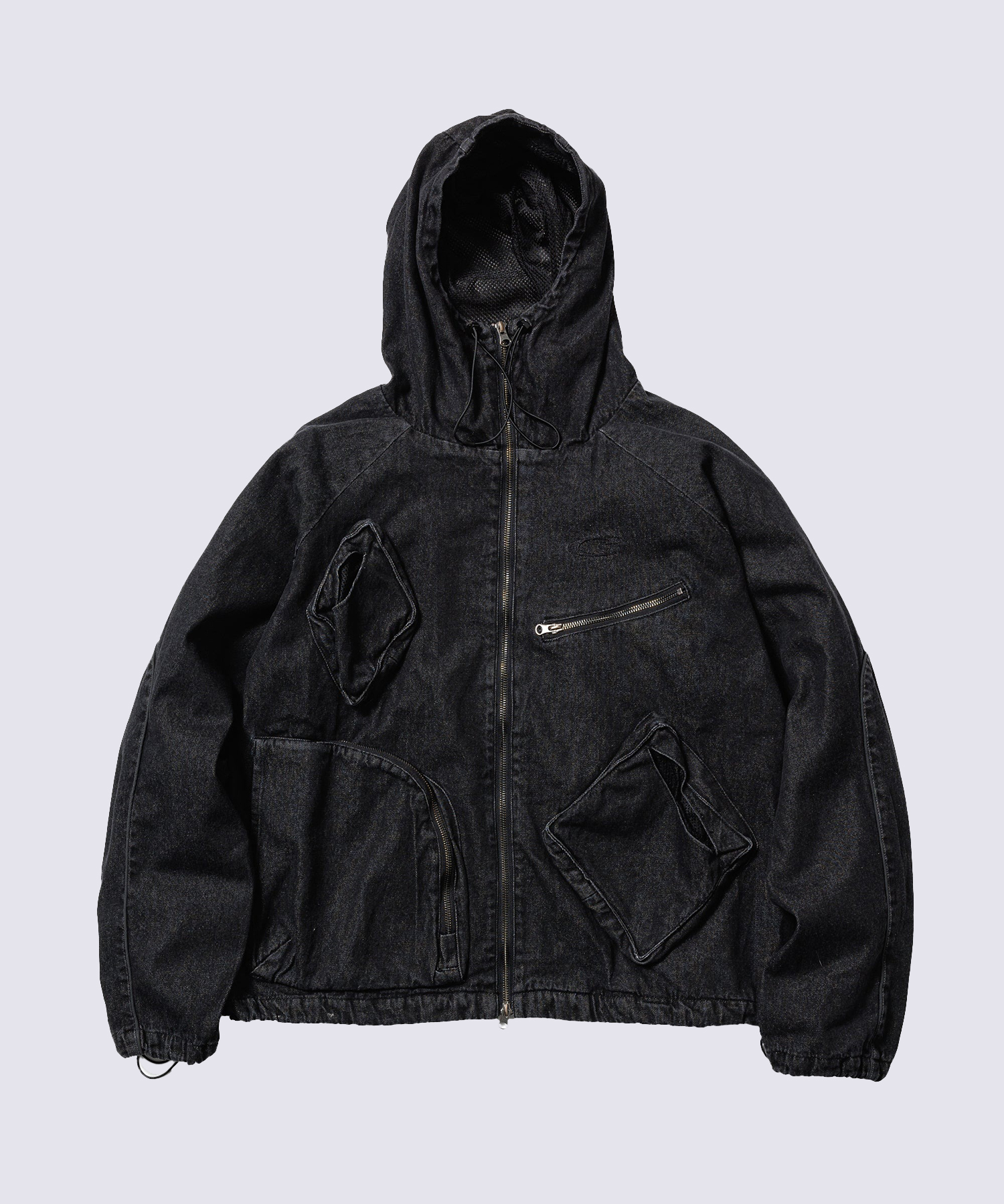 CPG RHOMBUS POCKET FADE DENIM JACKET