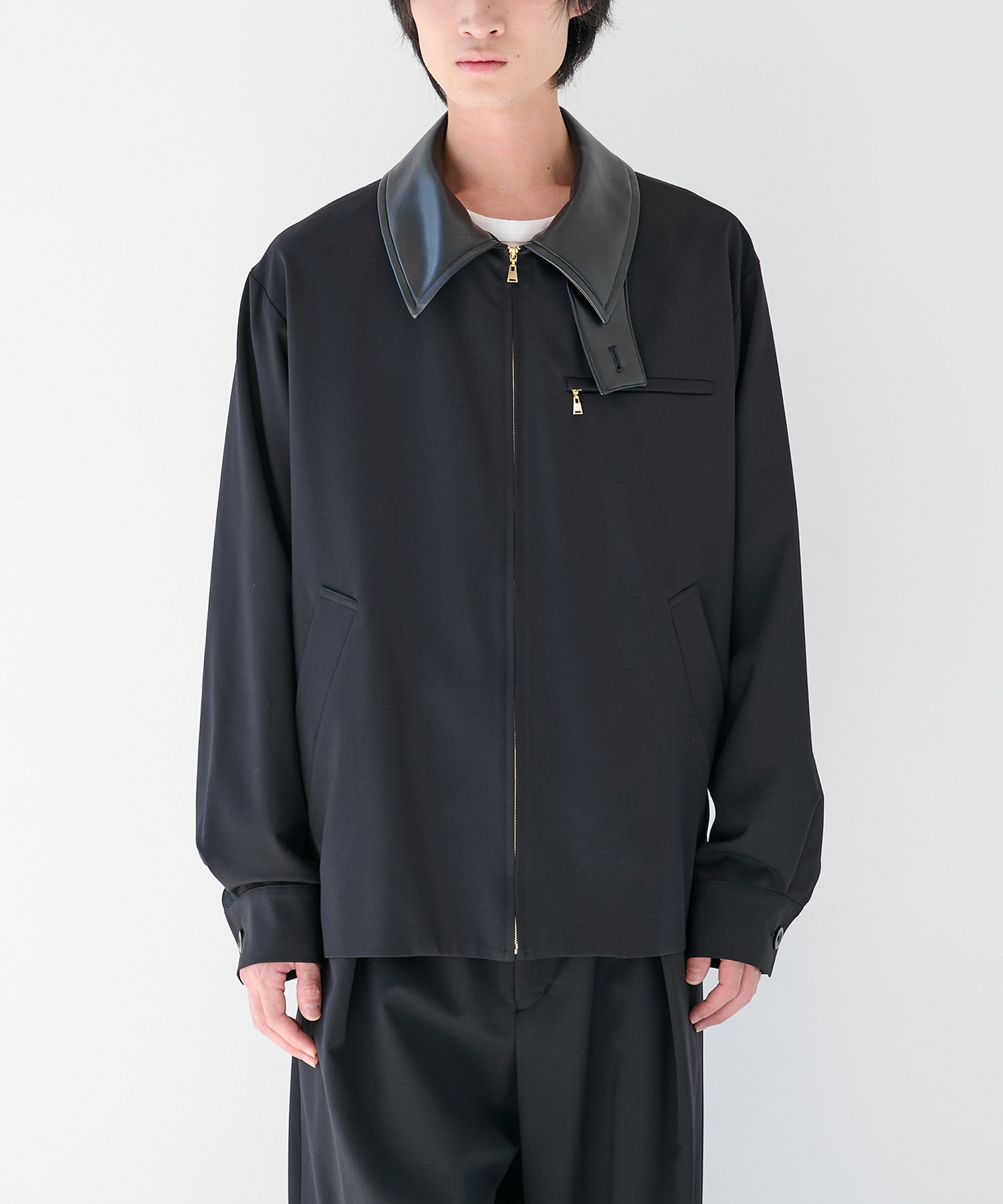 別注 Leather Color Zip Blouson