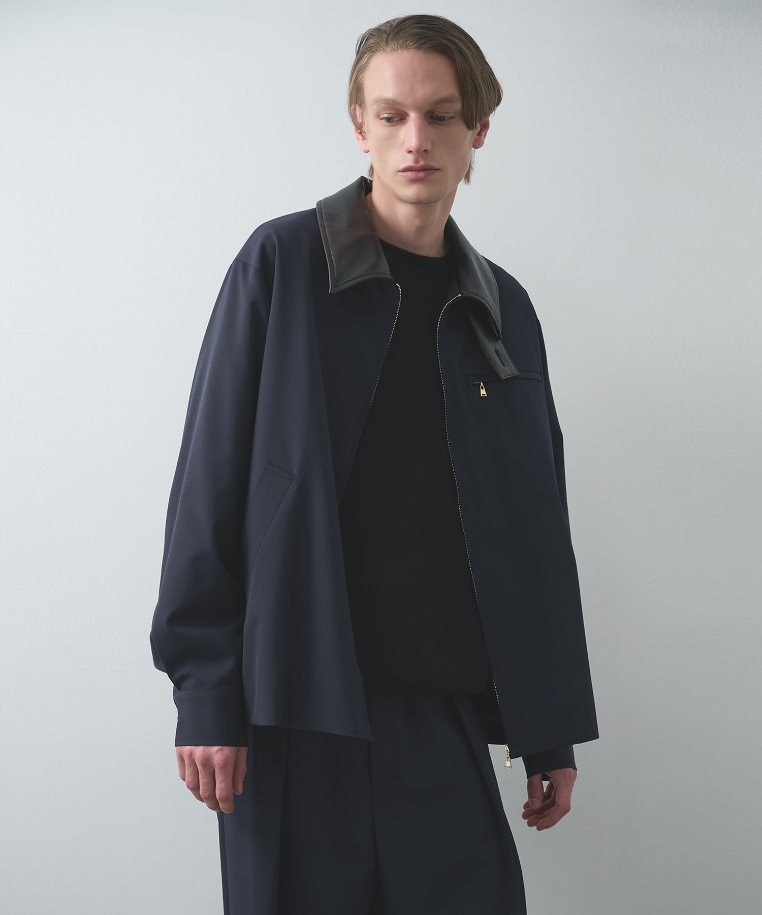 別注 Leather Color Zip Blouson