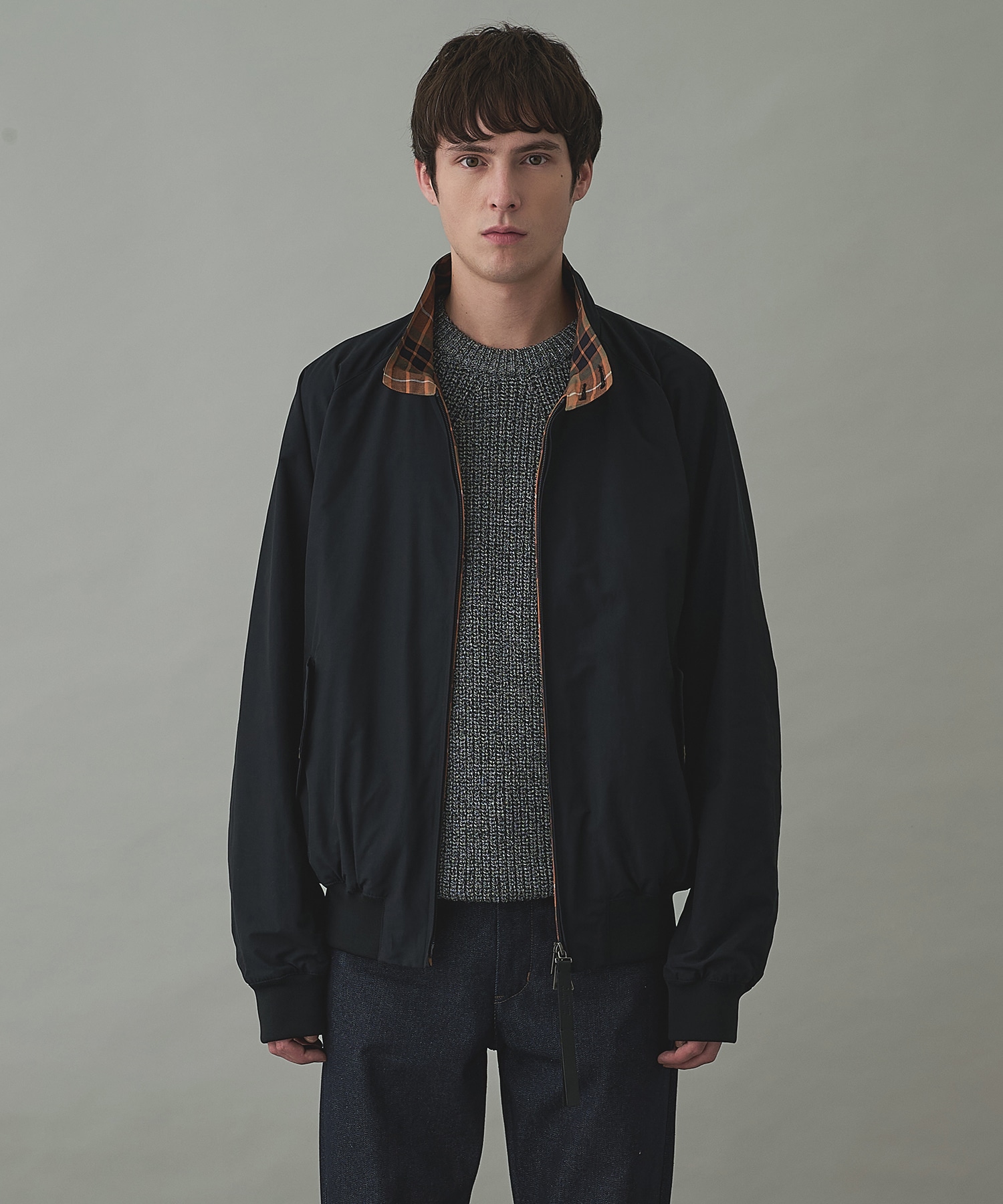 ×BARACUTA 2252-BL80-045 STAND BLOUSON
