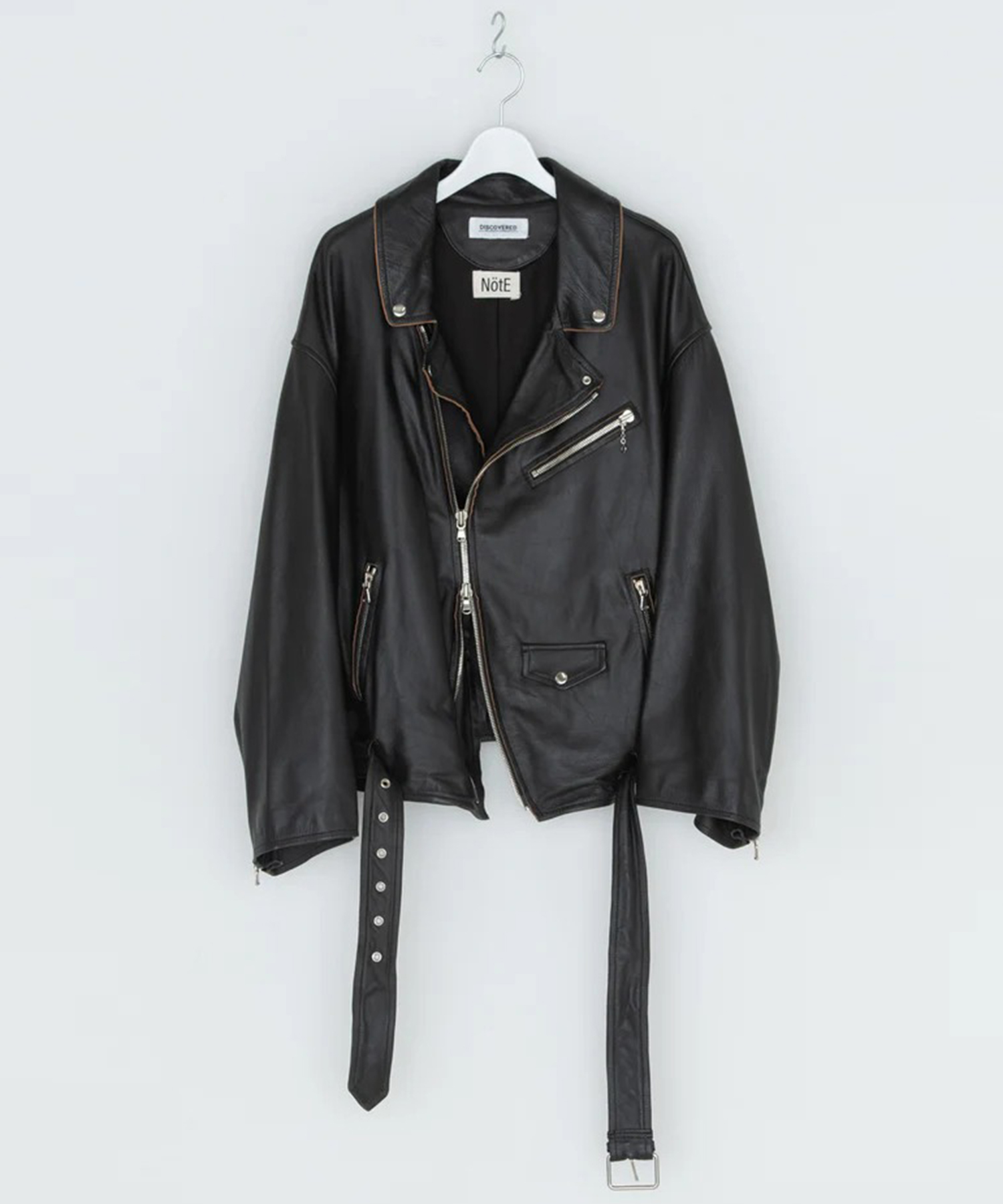 LEATHER W RIDERS BLOUSON