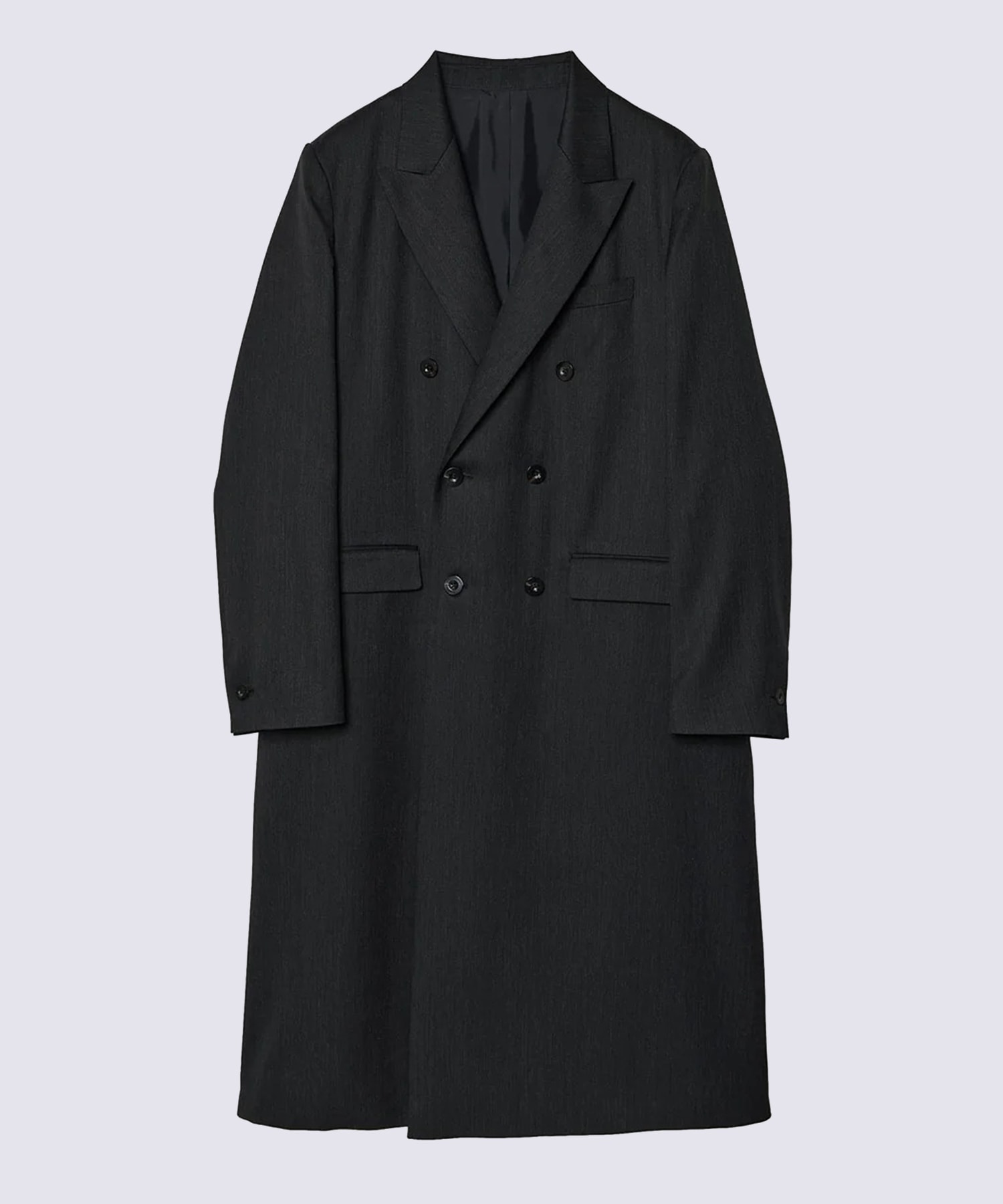 DOUBLE-BREASTED CHESTER COAT