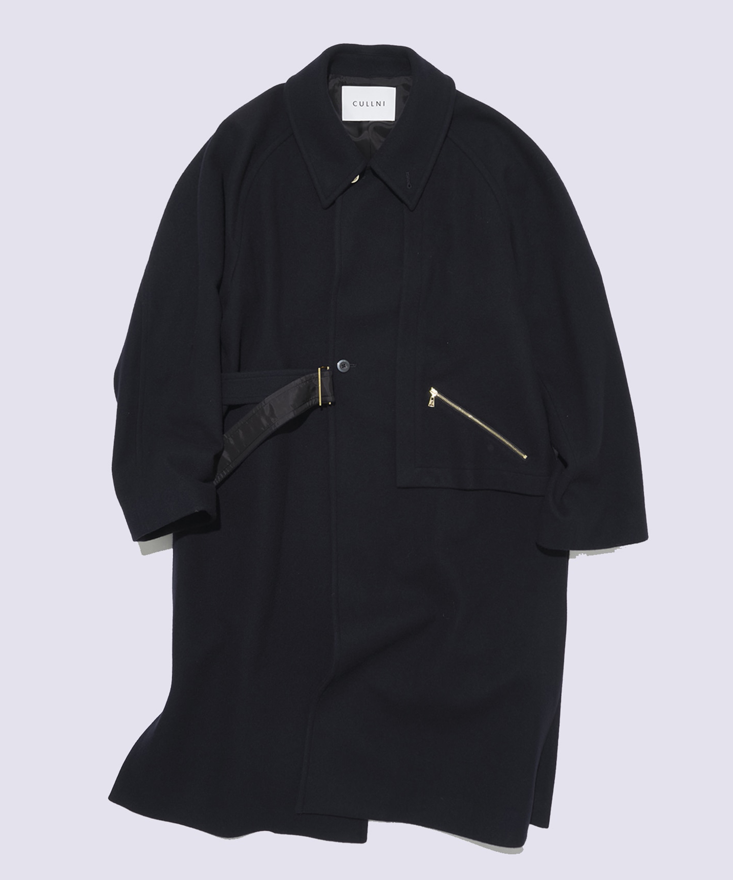 別注 Soutien Collar Tie Locken coat