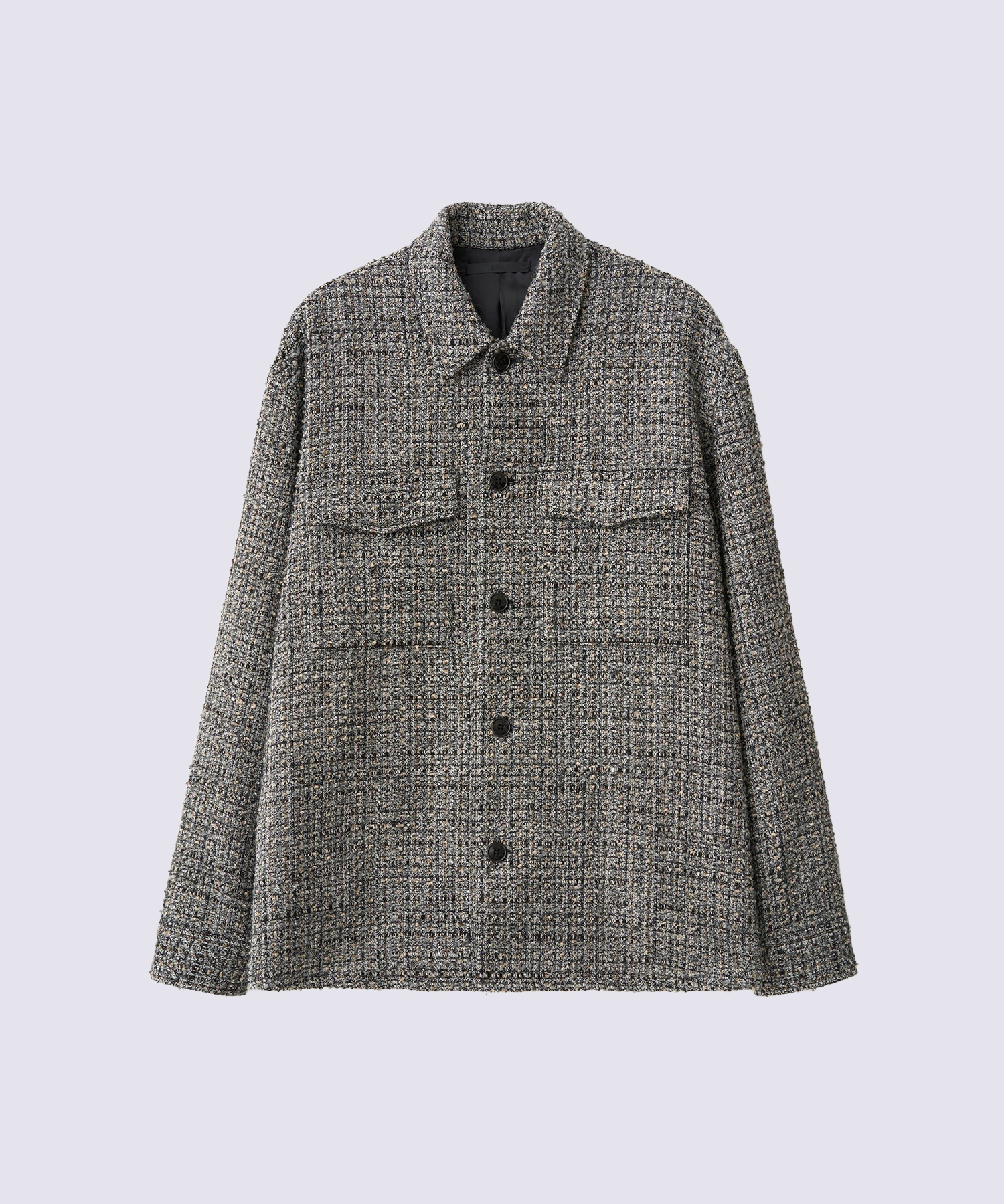FANCY TWEED SHIRT JACKET